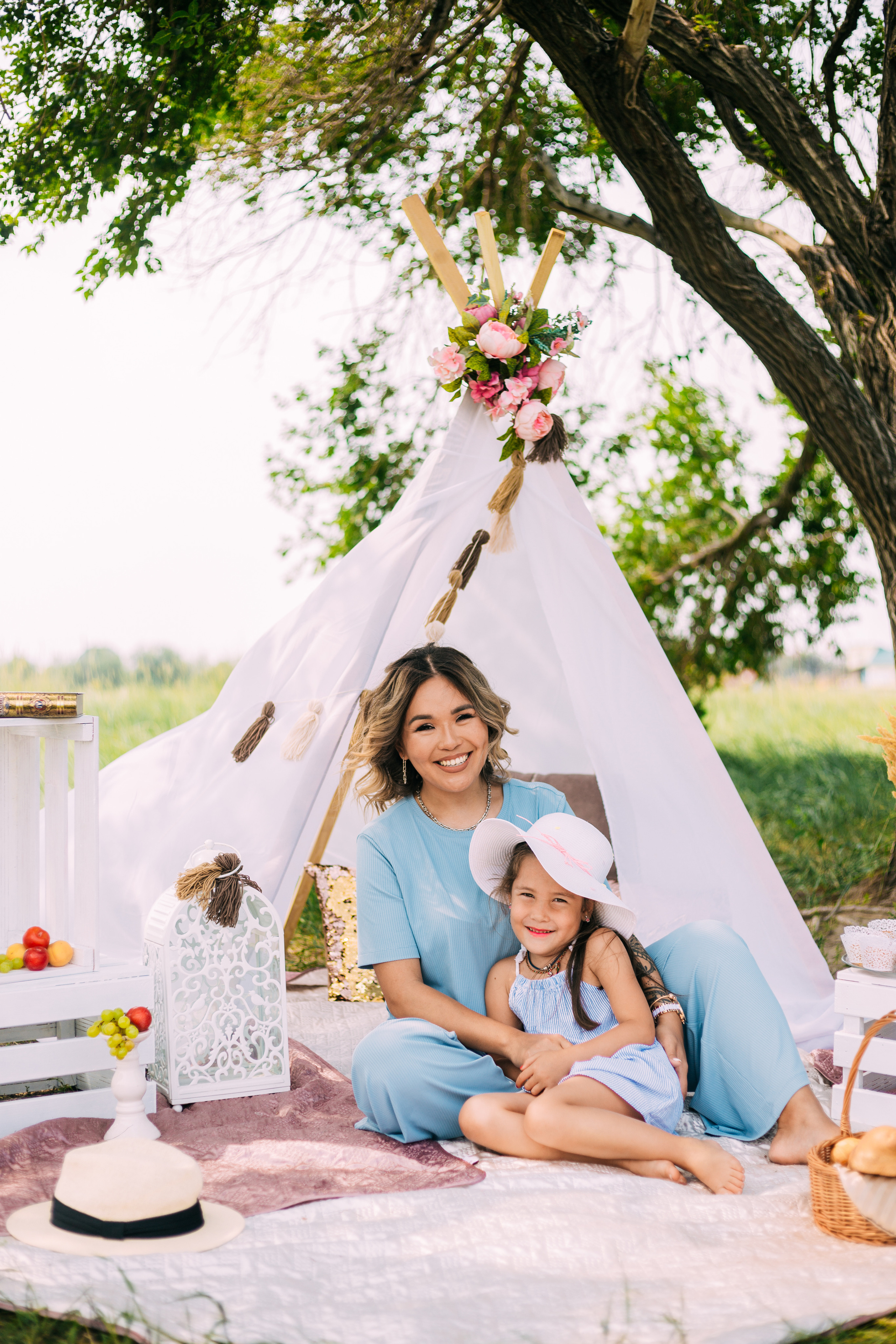 Аюна и с дочкой Аминой. Фотограф Бурятии София Андриянова