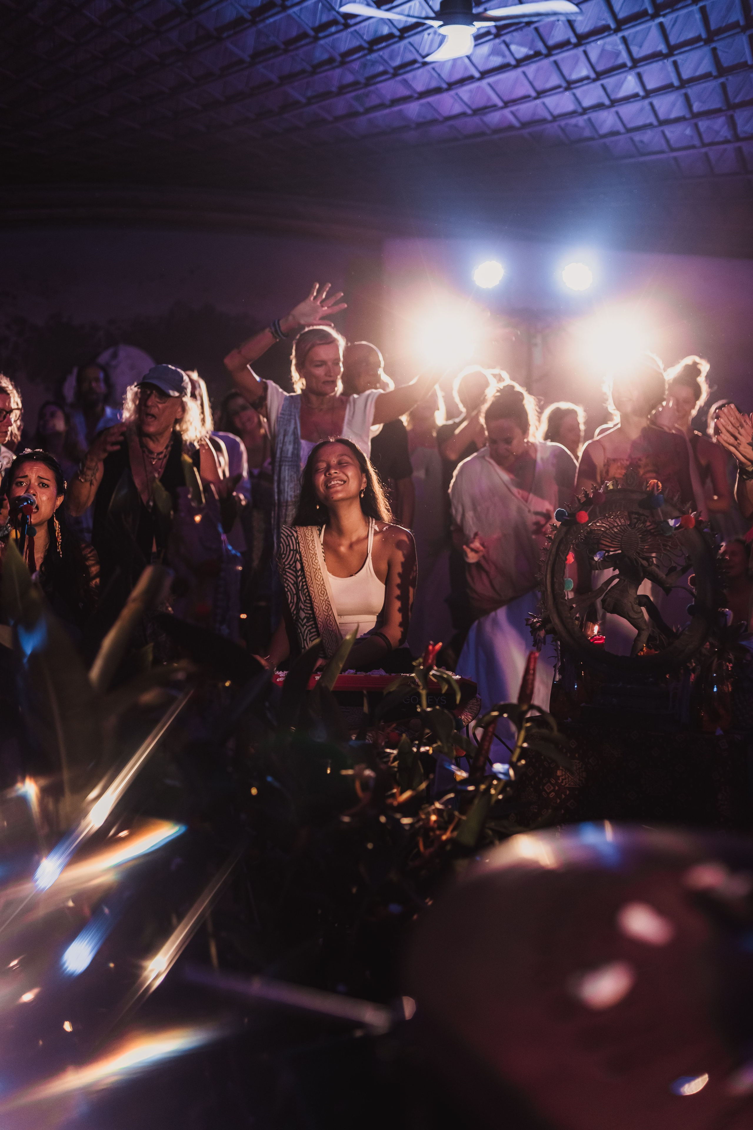 Hanuman Project kirtan at Alchemy april. Mariam Bagdasaryan