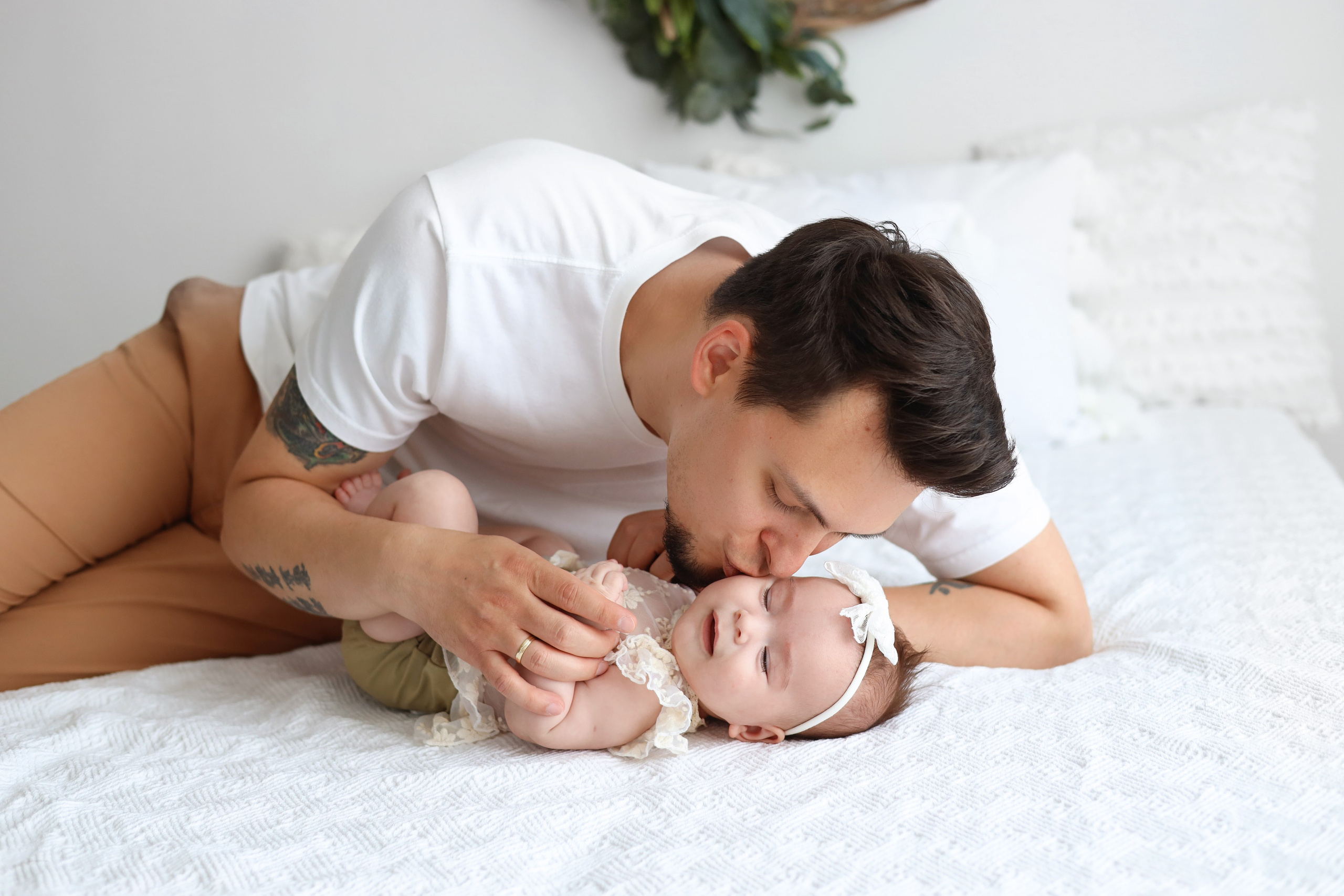 Фотосессия Василисы в студии в Бутово. Фотограф новорожденных Москва. Ньюборн фотограф Москва