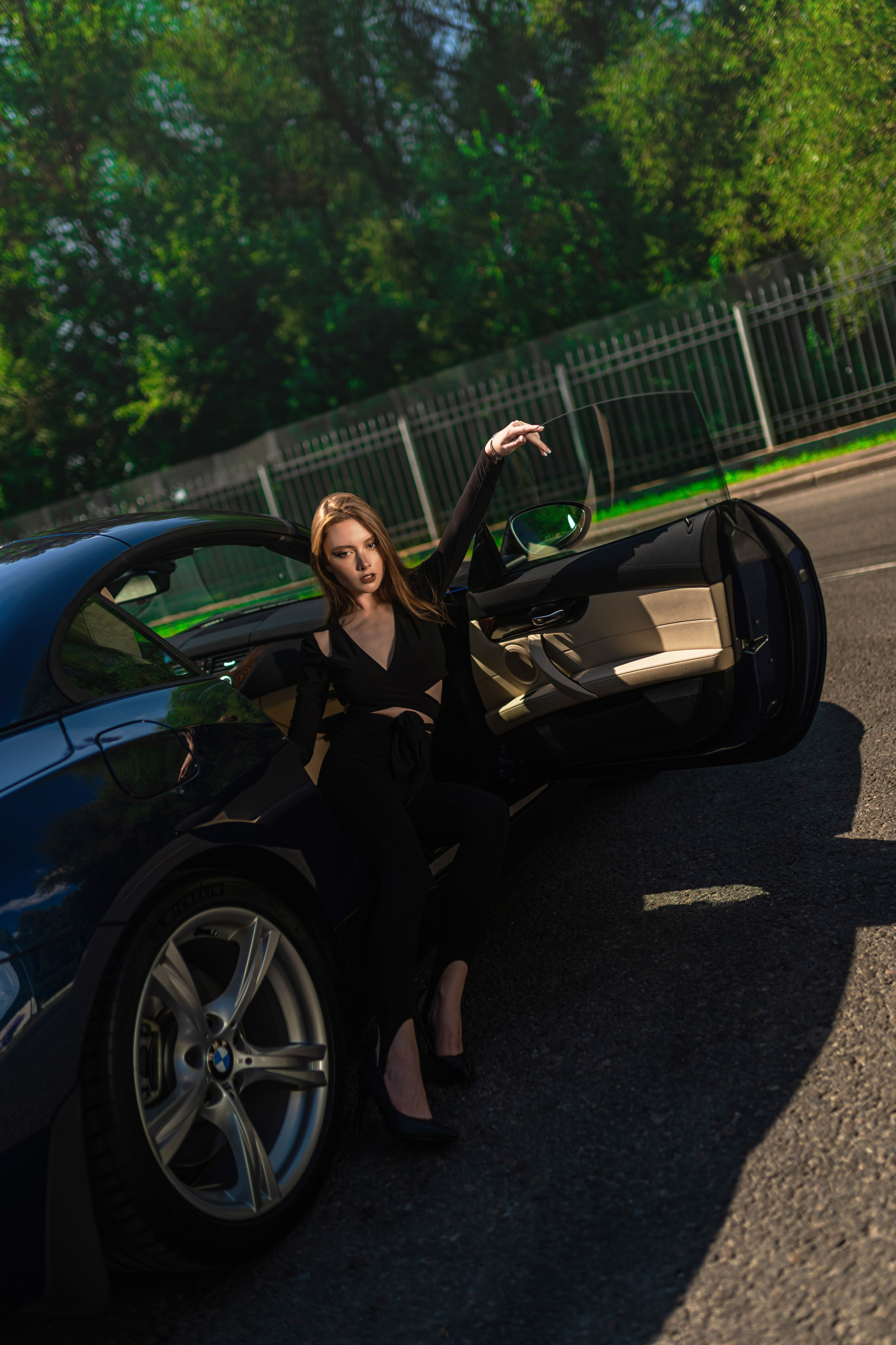 Anna x BMW Z4. Автомобильный фотограф в Москве | Базилев Александр