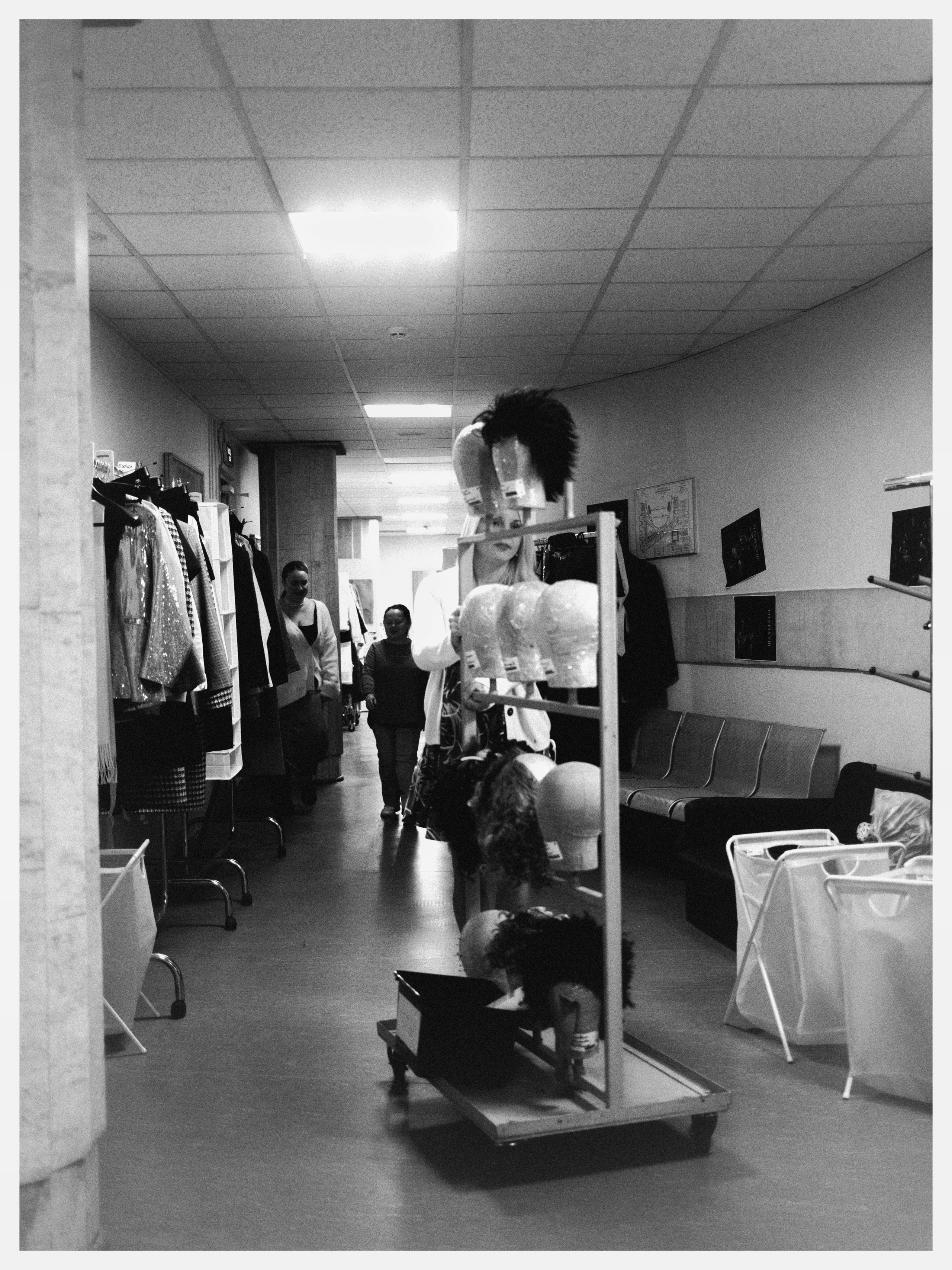Theatre backstages. Portrait and backstage photographer Nina Crane