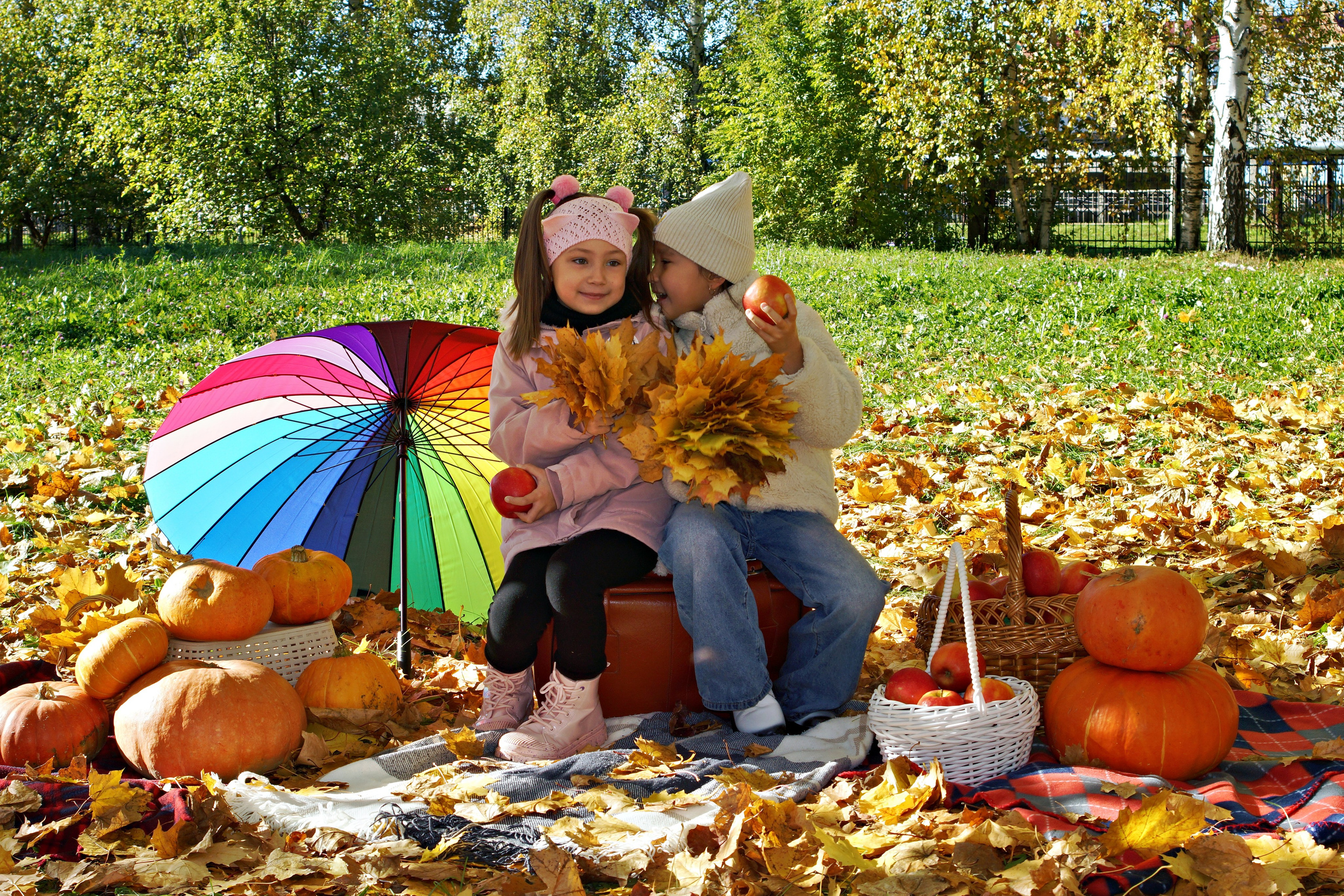 Осенняя фотосессия в детском саду г. Йошкар-Ола