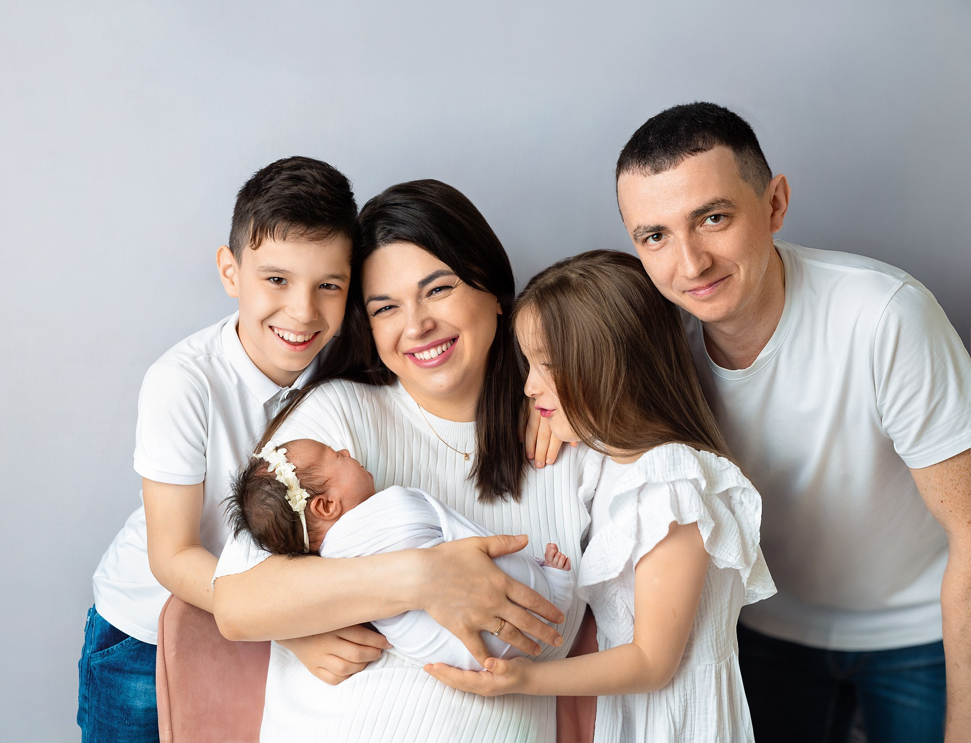 Семейные кадры. Фотограф новорождённых в Казани Нейля Гильмутдинова ньюборн