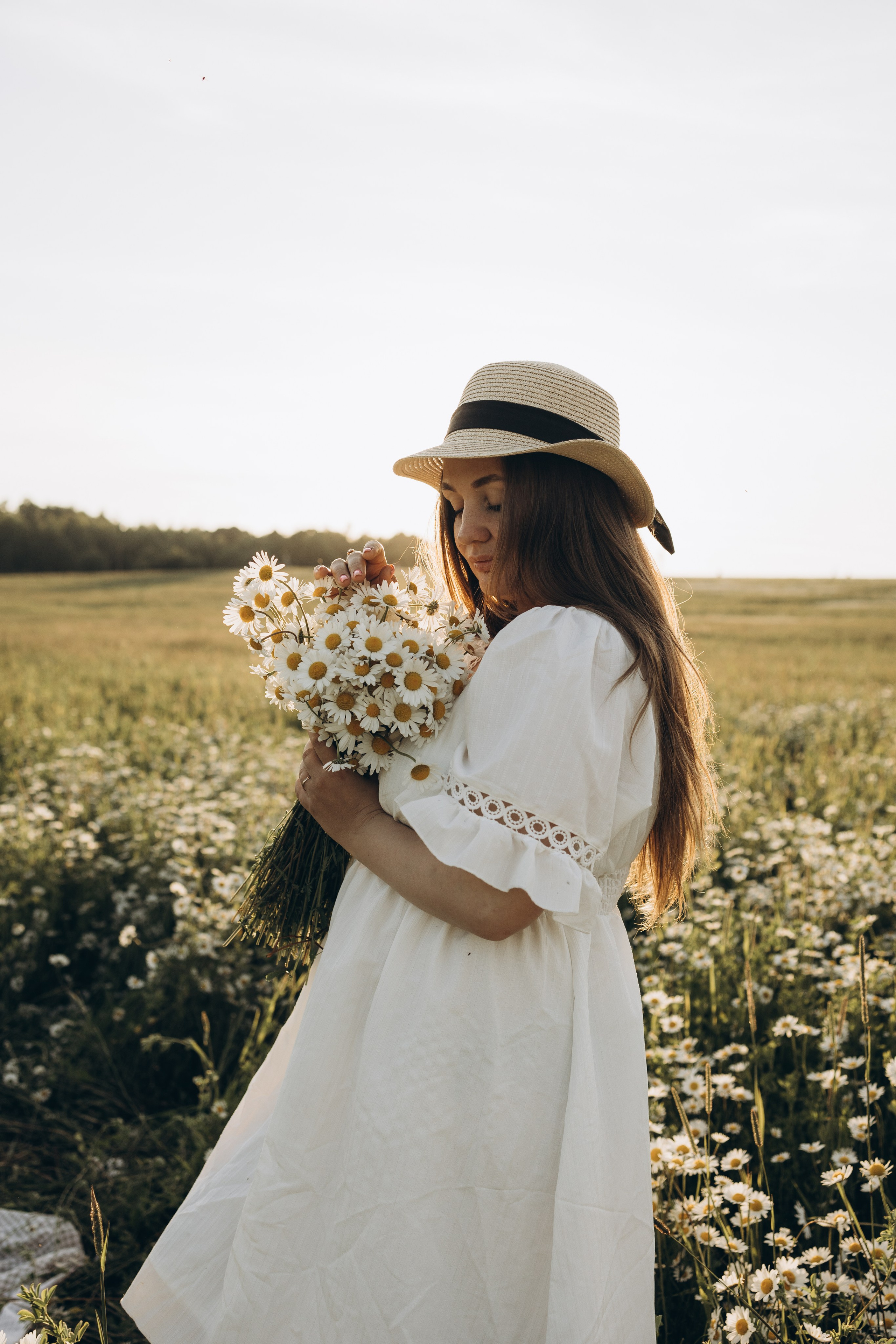 Маша и ромашки. Семейный фотограф в Москве Виктория Ястребинская
