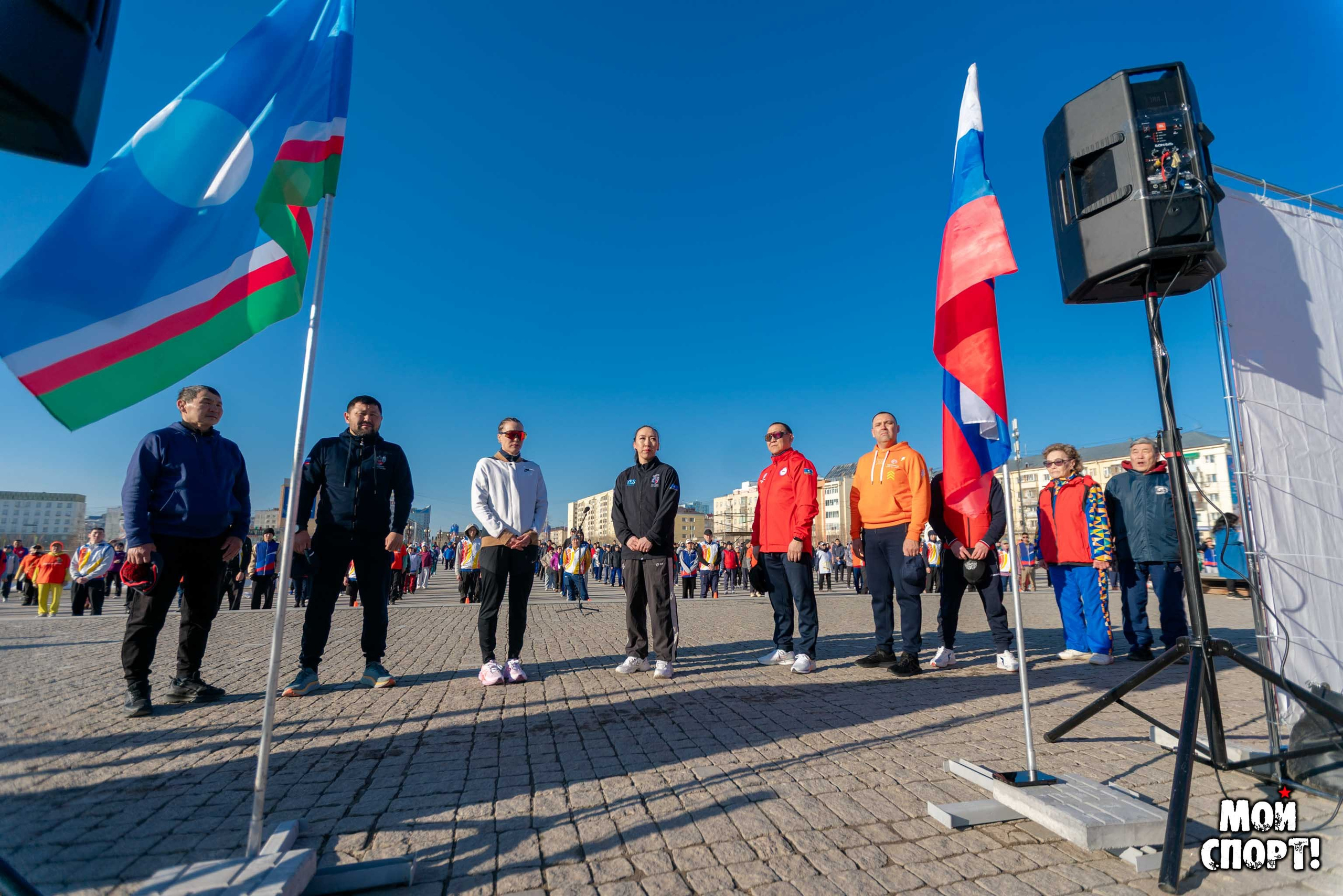 Утренние зарядки: открытие сезона. Студия «Мой Спорт!» — все о спорте в Якутии