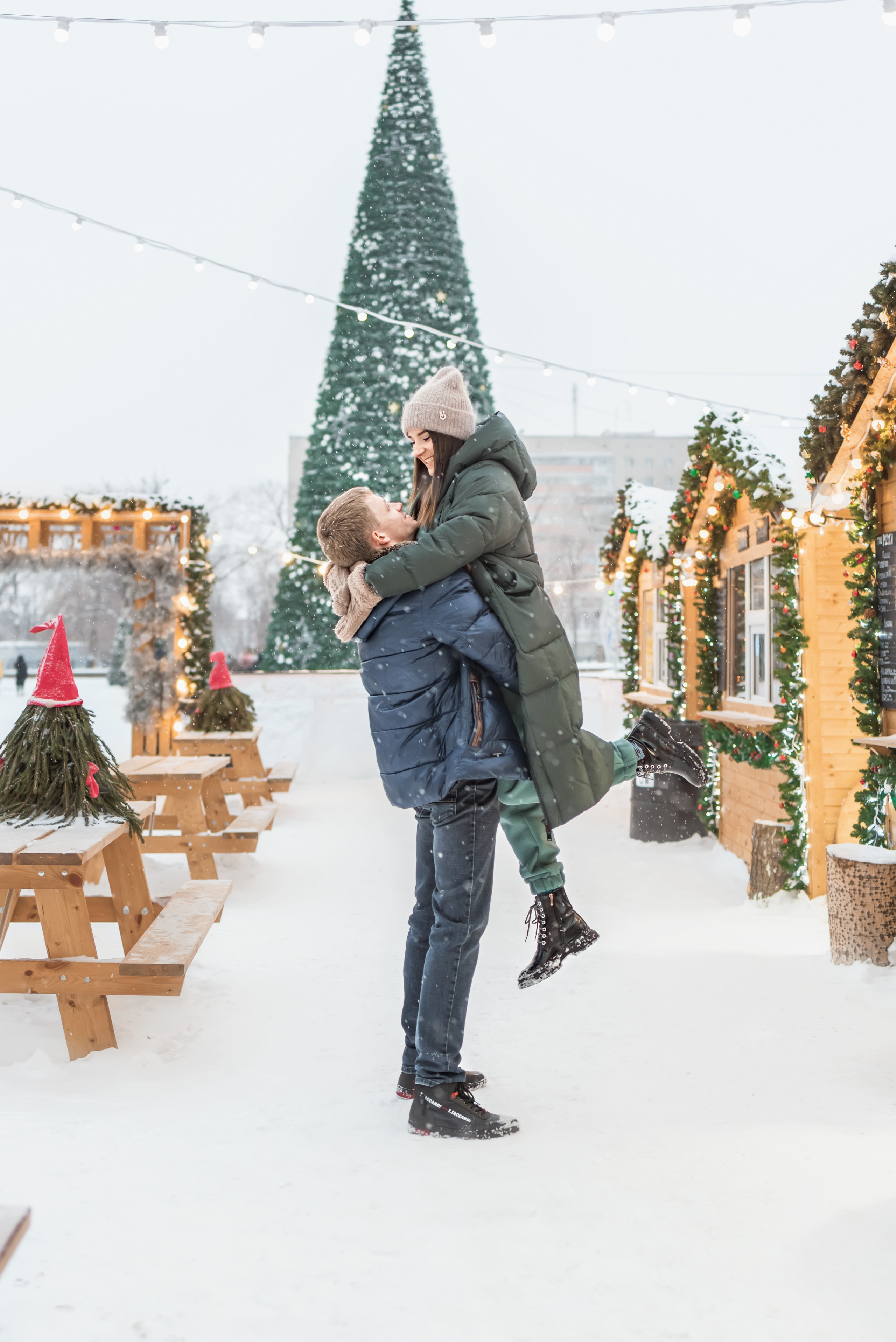 Новогодняя фотосессия. Женя и Андрей. Церковный фотограф на Таинство Крещения и Венчания в Оренбурге и Оренбургской области Екатерина Белкина