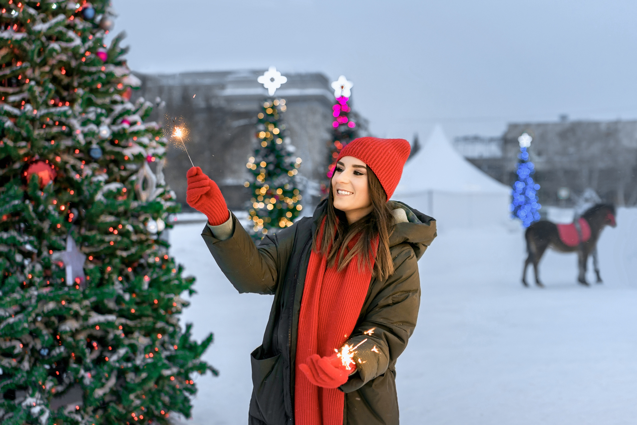 Новогодняя фотосессия. Женя и Андрей. Церковный фотограф на Таинство Крещения и Венчания в Оренбурге и Оренбургской области Екатерина Белкина