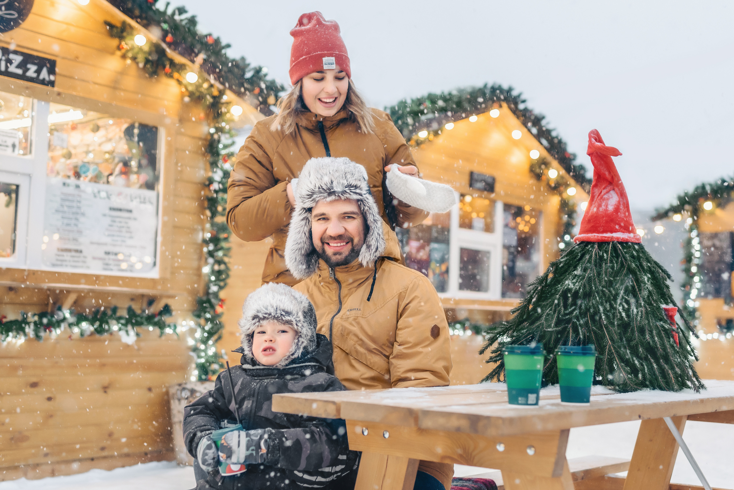 Новогодняя фотосессия. Варвара, Константин и Федя. Церковный фотограф на Таинство Крещения и Венчания в Оренбурге и Оренбургской области Екатерина Белкина