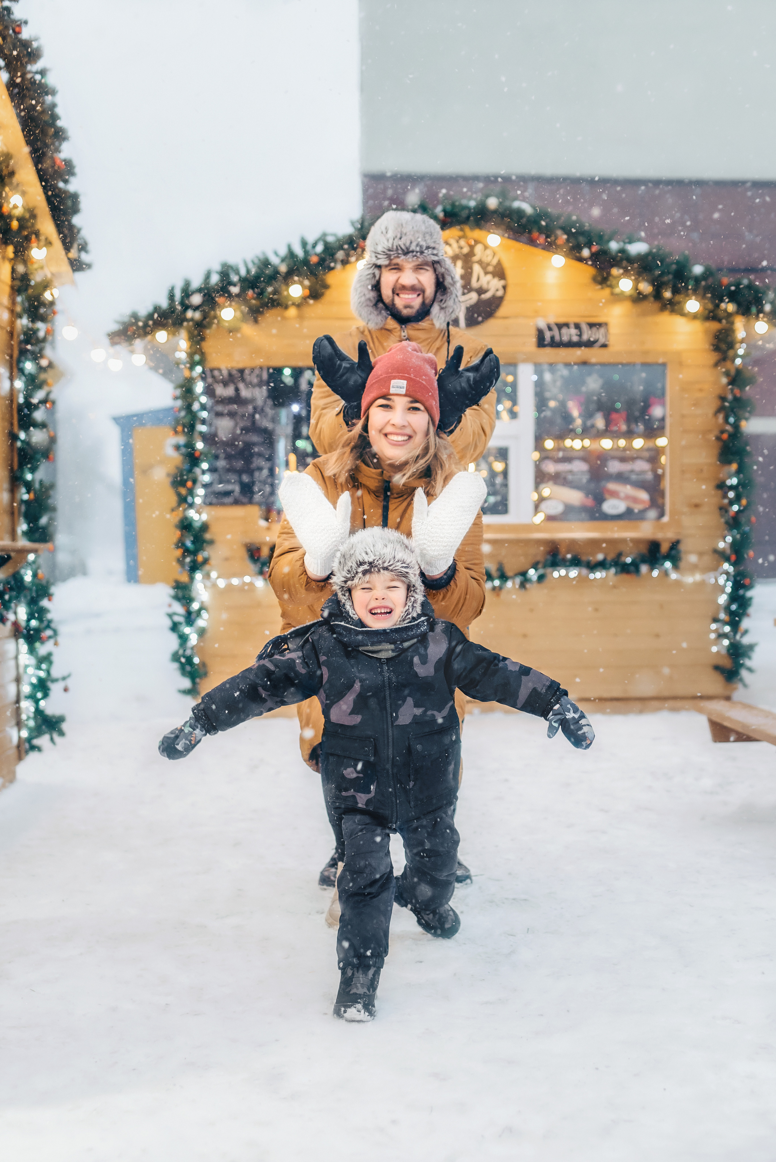 Новогодняя фотосессия. Варвара, Константин и Федя. Церковный фотограф на Таинство Крещения и Венчания в Оренбурге и Оренбургской области Екатерина Белкина