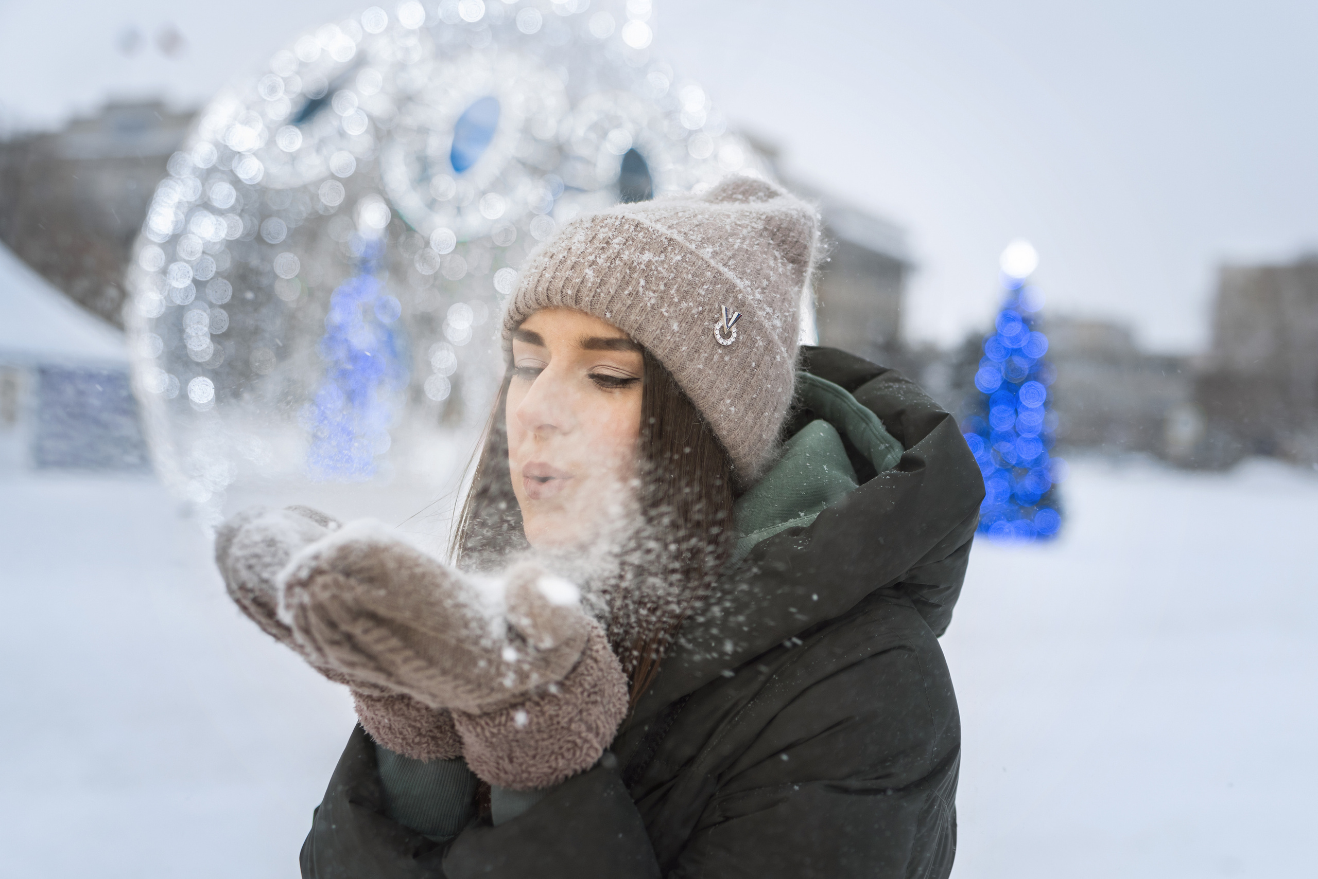 Новогодняя фотосессия. Женя и Андрей. Церковный фотограф на Таинство Крещения и Венчания в Оренбурге и Оренбургской области Екатерина Белкина