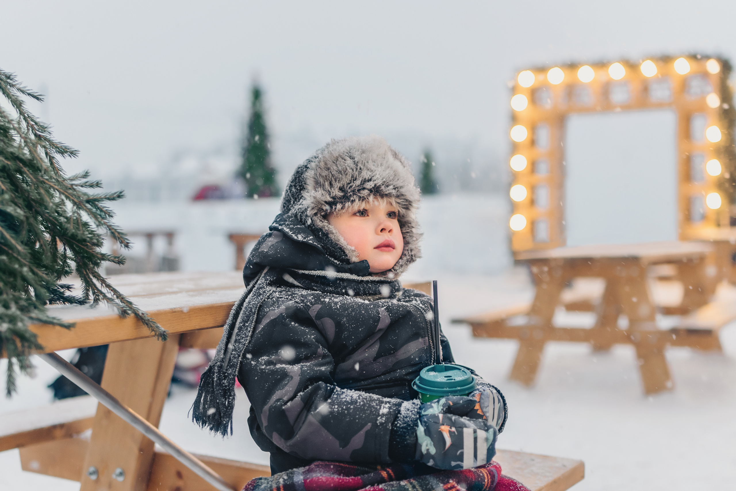 Новогодняя фотосессия. Варвара, Константин и Федя. Церковный фотограф на Таинство Крещения и Венчания в Оренбурге и Оренбургской области Екатерина Белкина