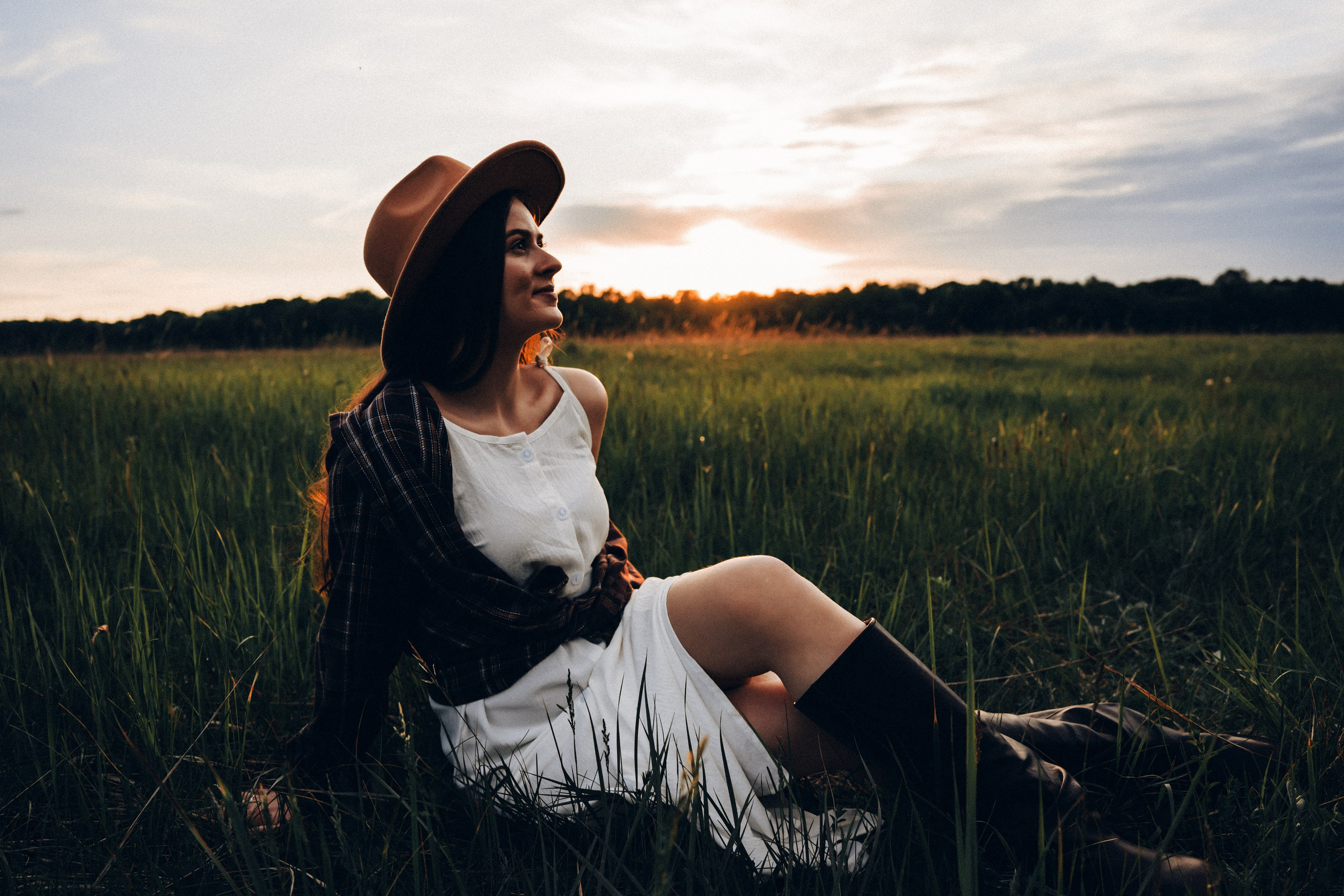 Семейная съемка на закате