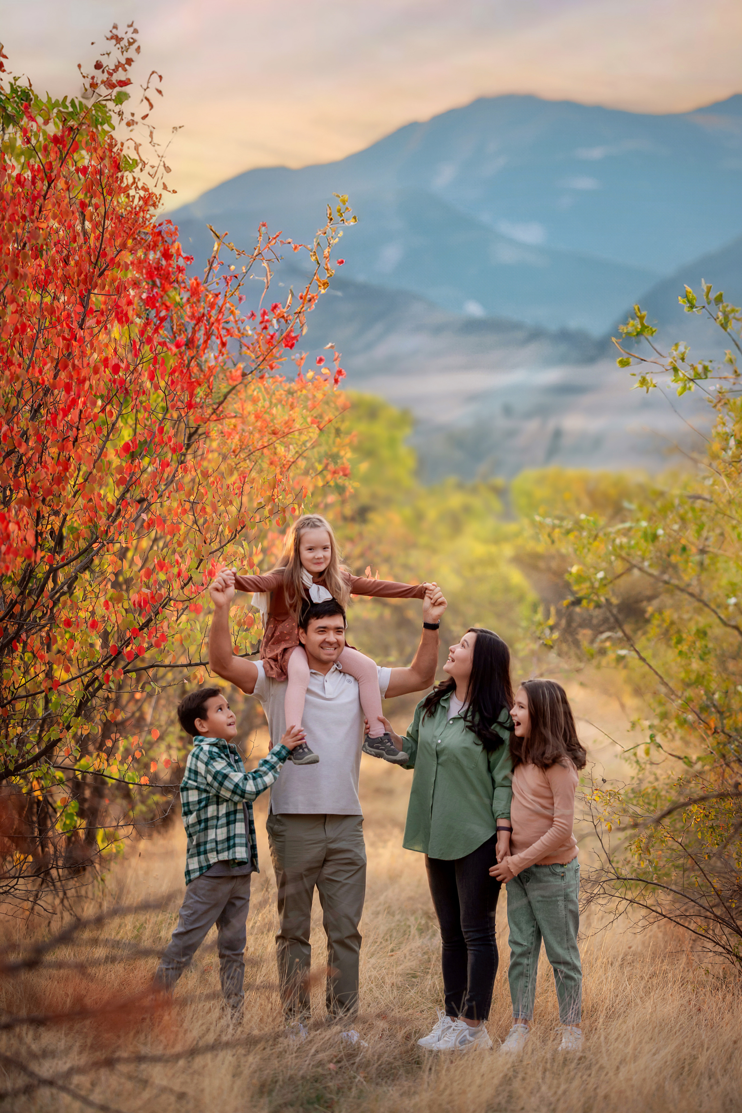 Фотодень осень 2023 Семейный. Творческая команда Ульяшевы, свадебная и семейная фотография. Кахахста