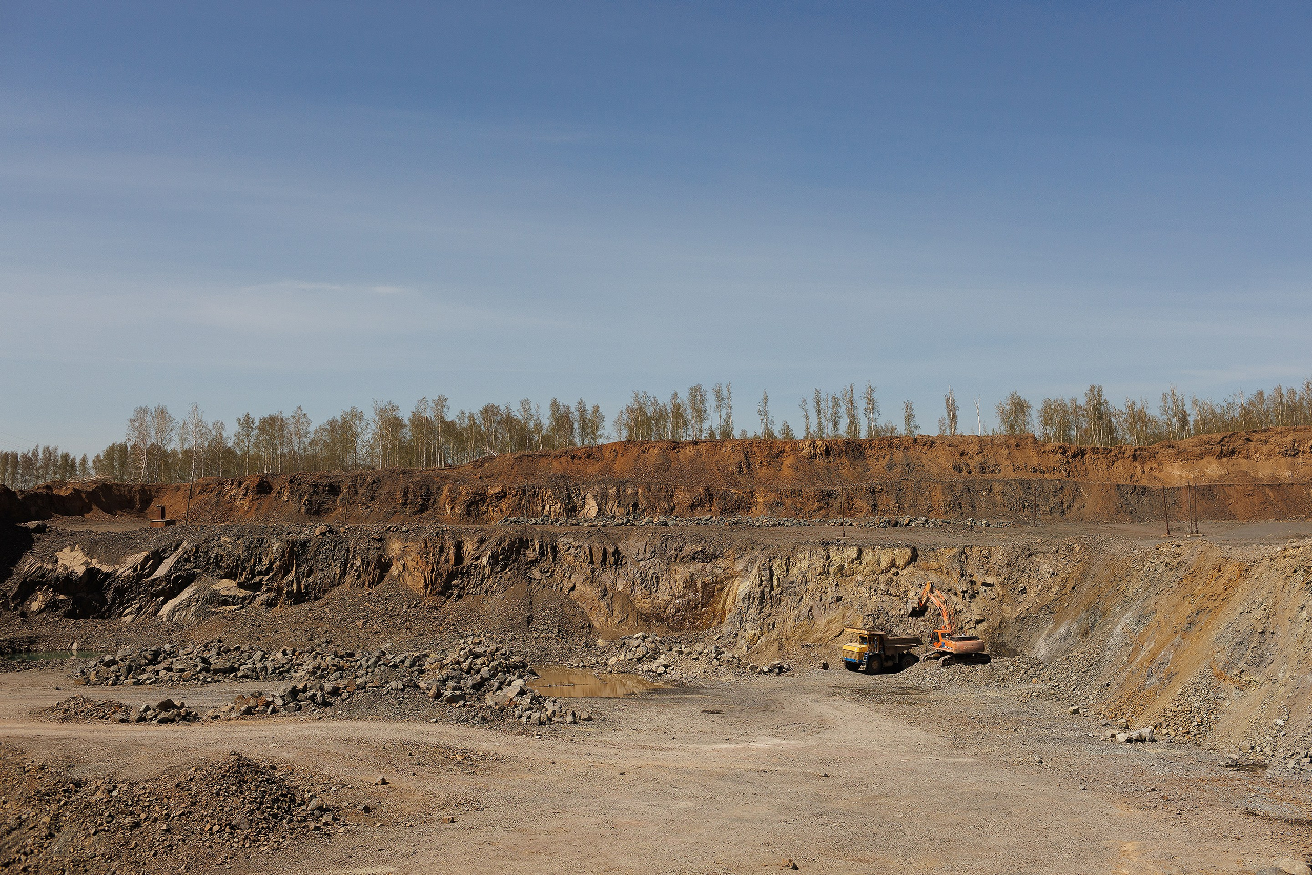 Промышленная фотосъемка на карьере. Профессиональный фотограф в Новосибирске