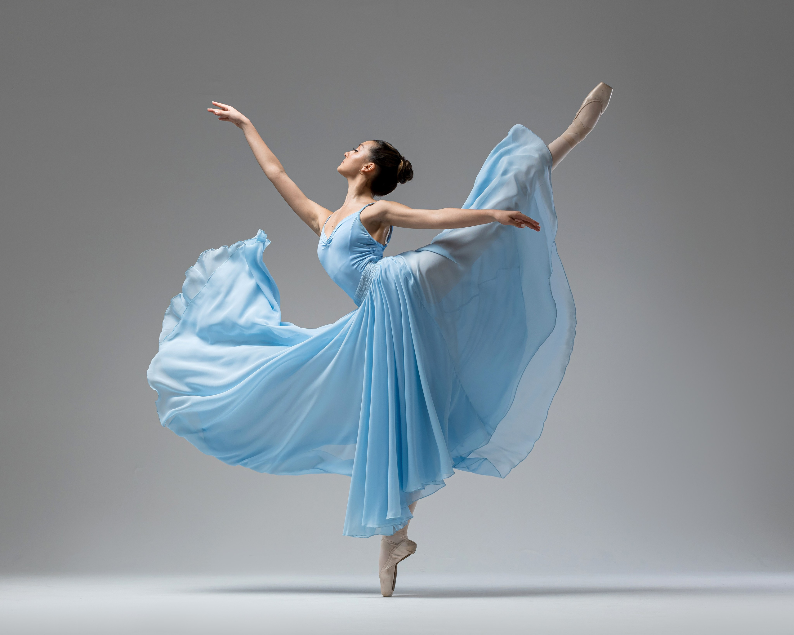 Балетная съёмка на белой циклораме и фонах. Балетный фотограф Алина Ханько — Душа Балета