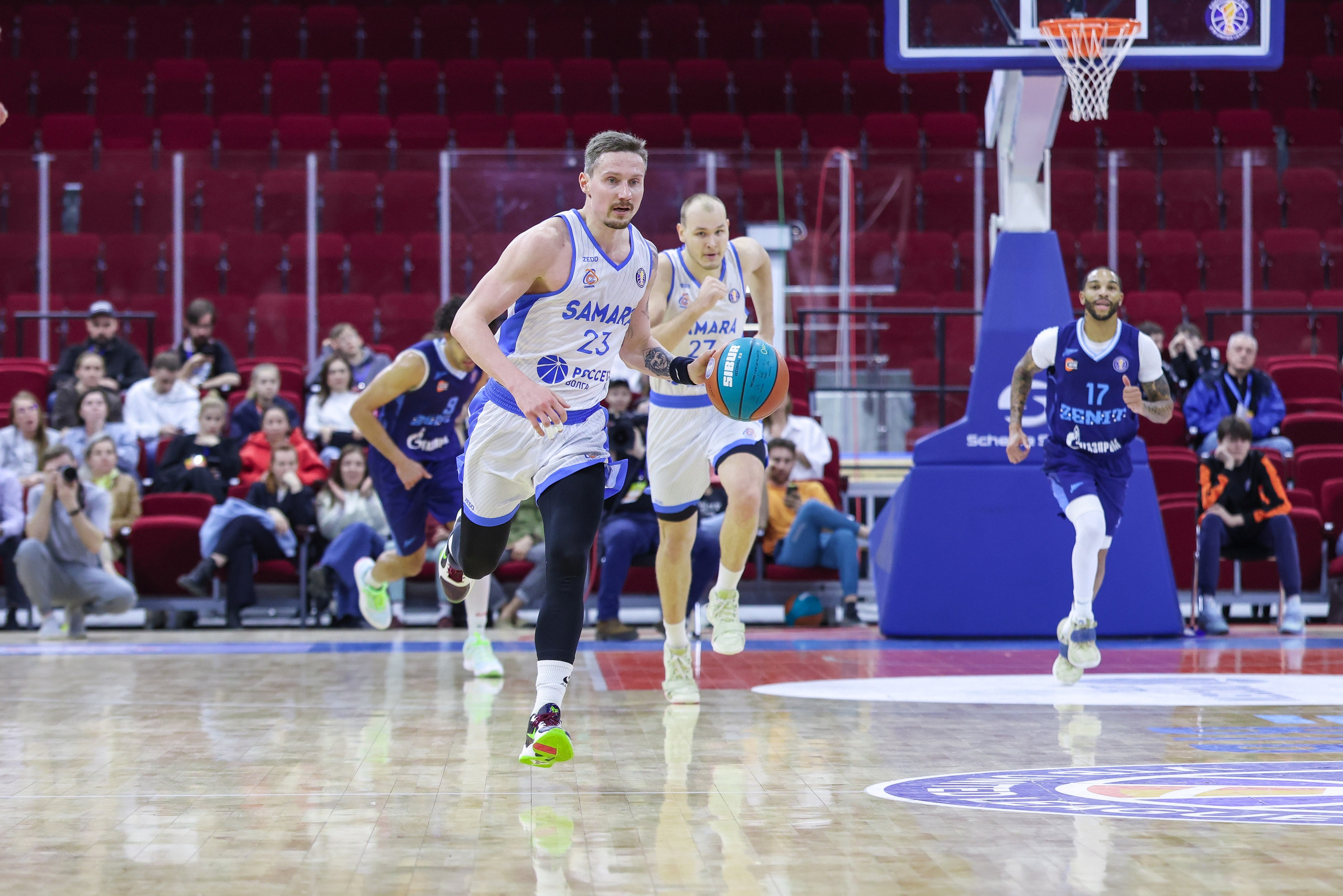 Баскетбол. Самара — Зенит. Единая лига ВТБ. Спортивный фотограф в Самаре