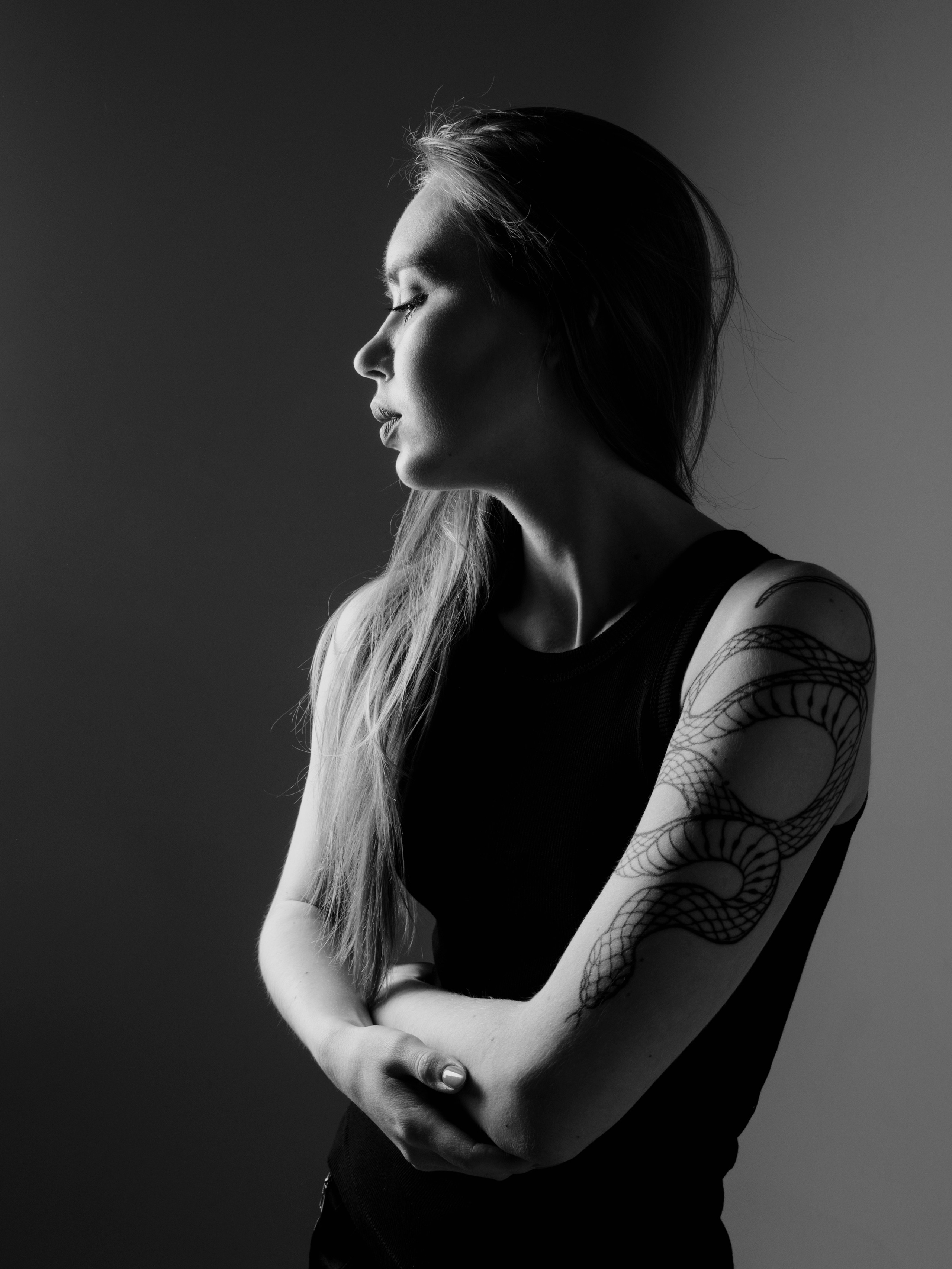 Женская фотосессия в студии. Маруся Машкова • Фотограф в Москве