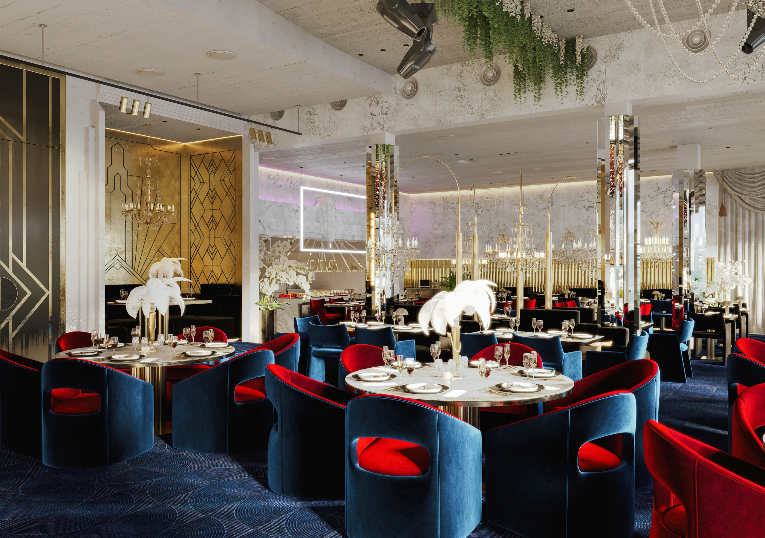 Ресторан CLC. Юлия Григорьева — 3D визуализатор