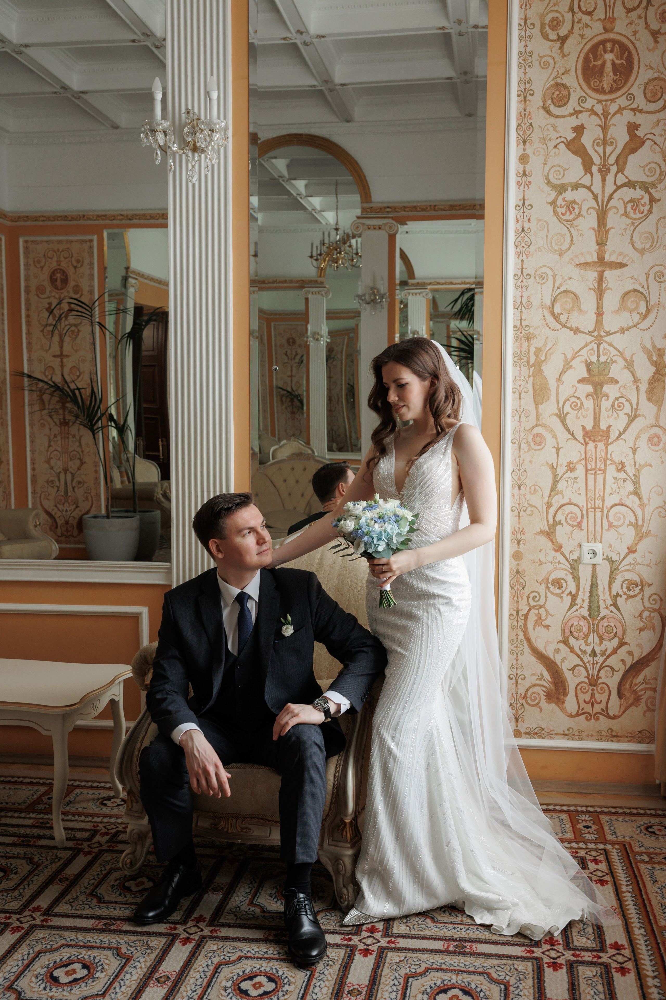 Даша и Дима, Грибоедовский ЗАГС. Свадебный и репортажный фотограф (Москва, Королев и другие)