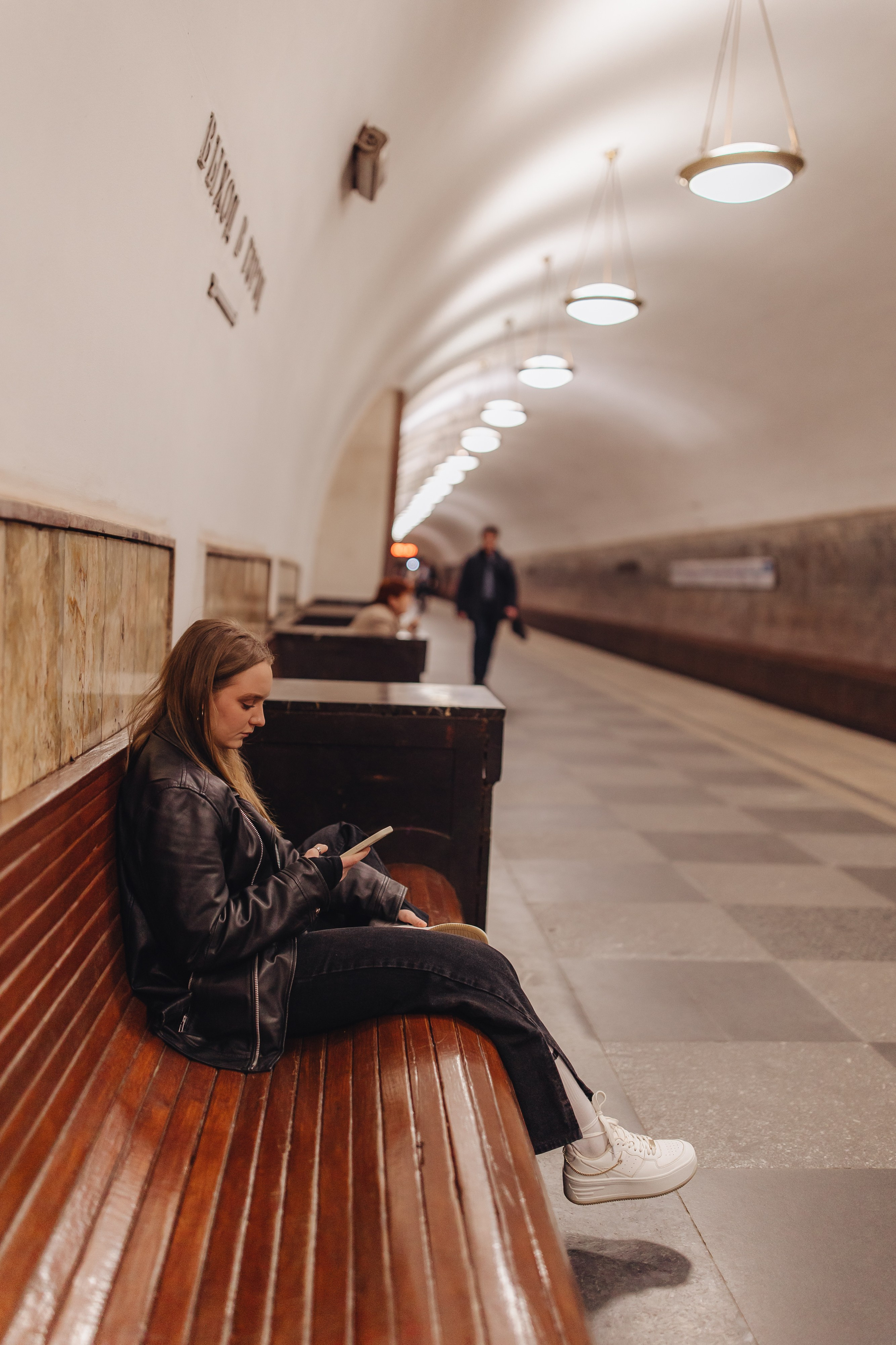 В метро. Фотограф Хромей Валерия