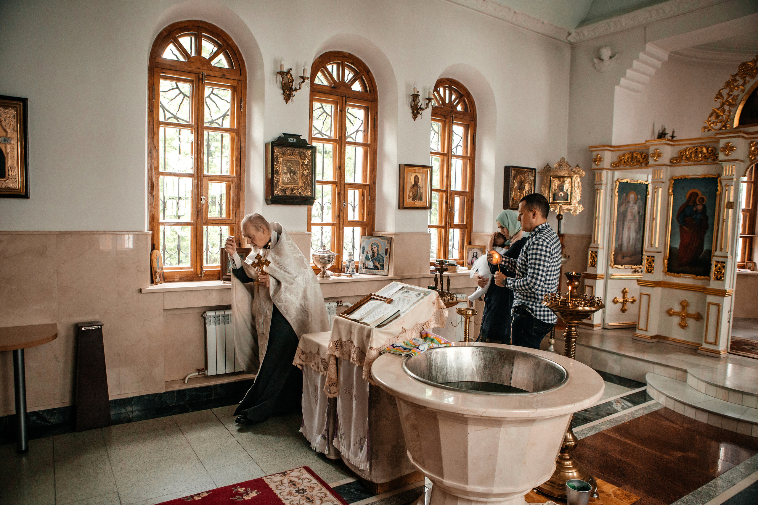 Крещение Виты. Семейный фотограф в Минске Саша Павлюк