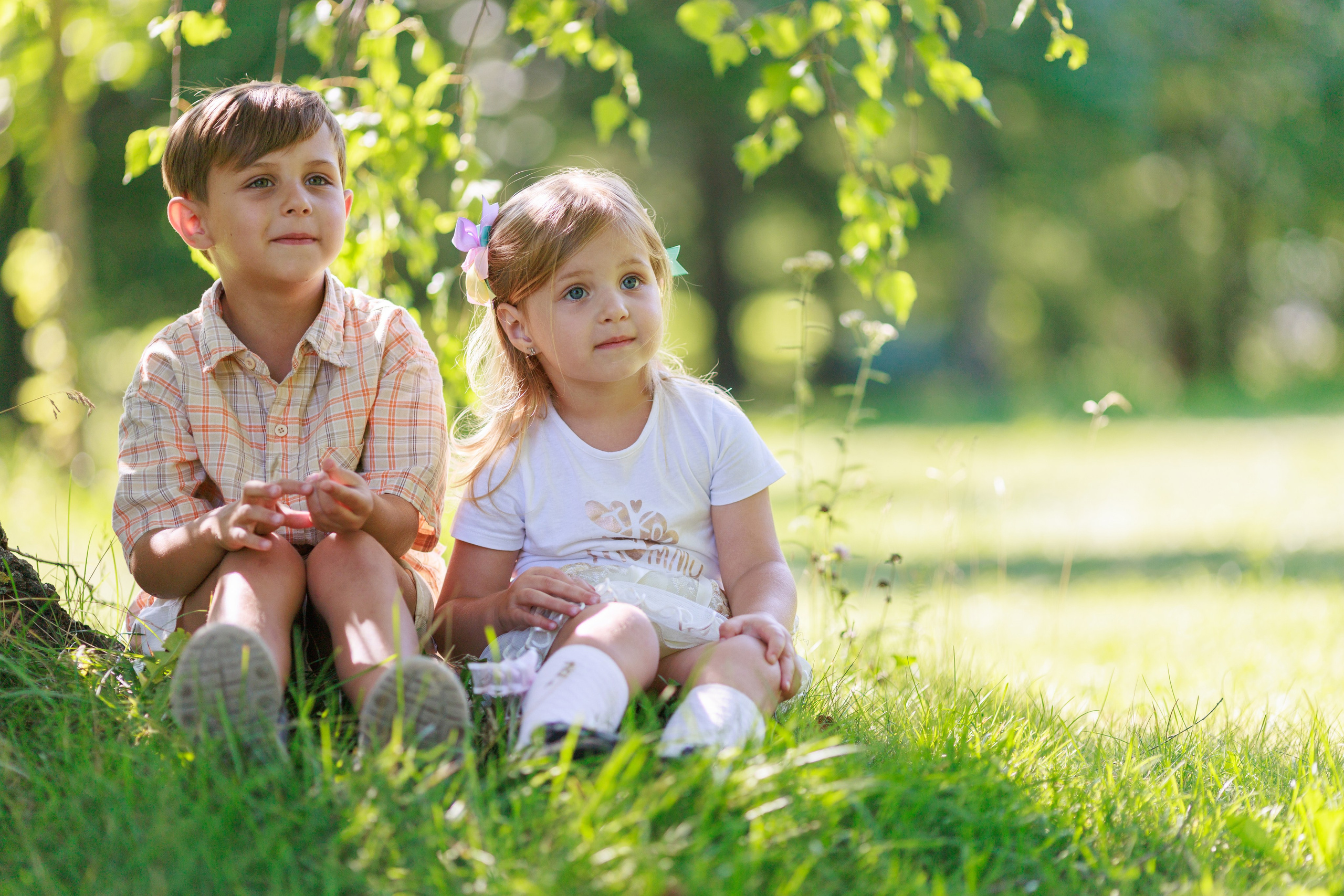 Детская фотосессия в парке
