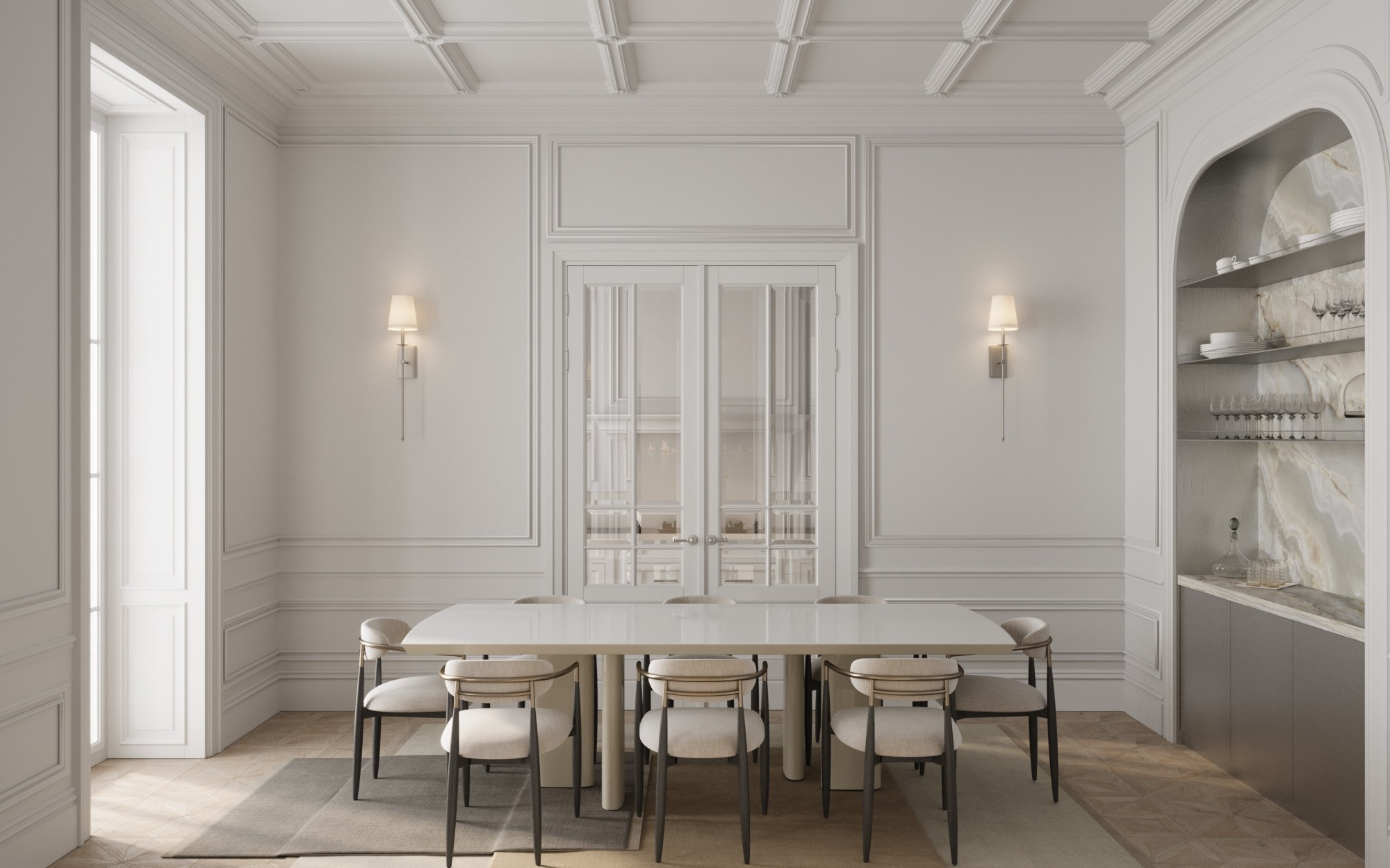 Paris apartment. Екатерина Коренева | 3d визуализация