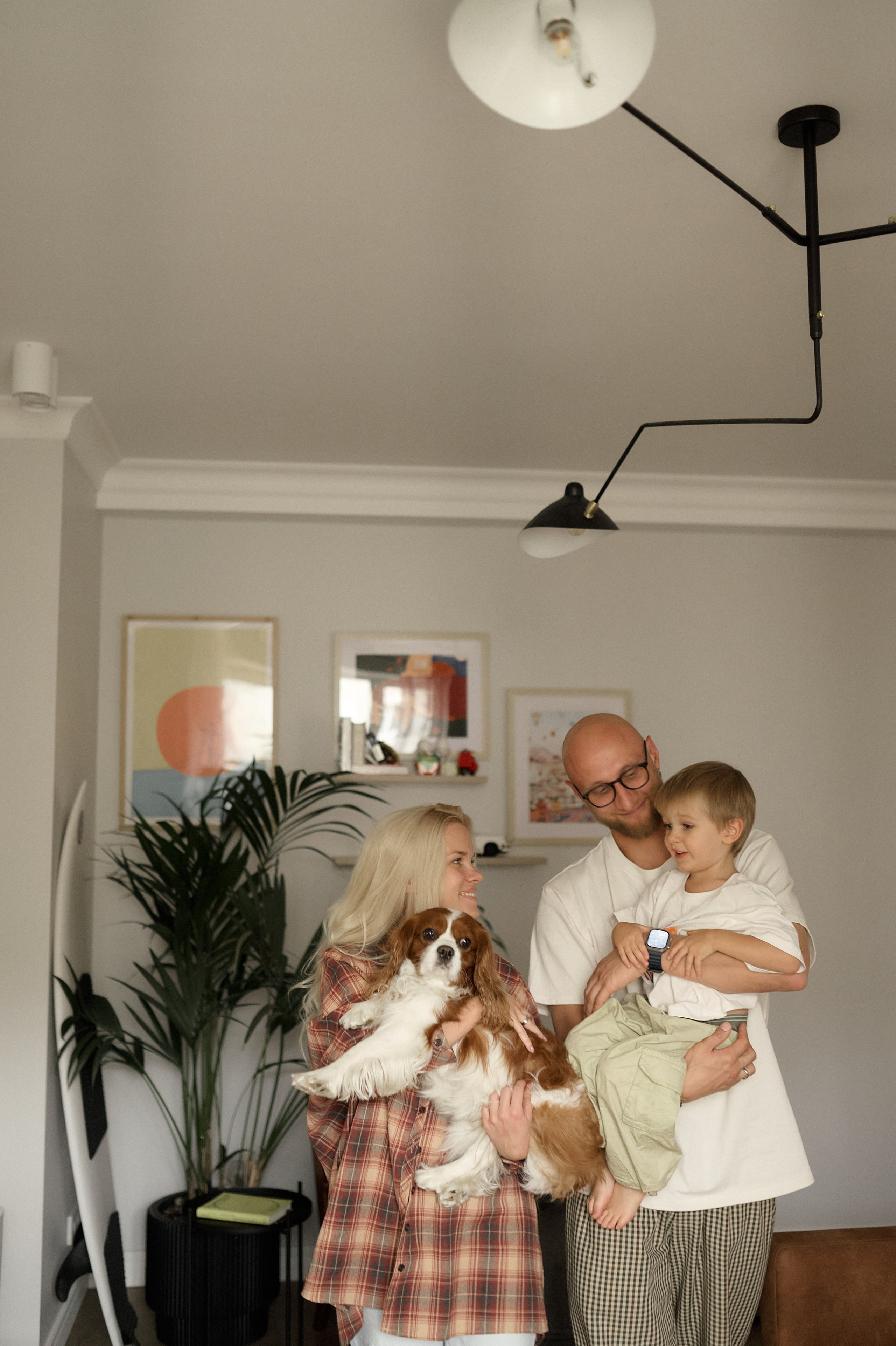 Серёжа, Вика, Макар и Кэш. Семейный и свадебный lifestyle-фотограф в Москве Мария Петрова