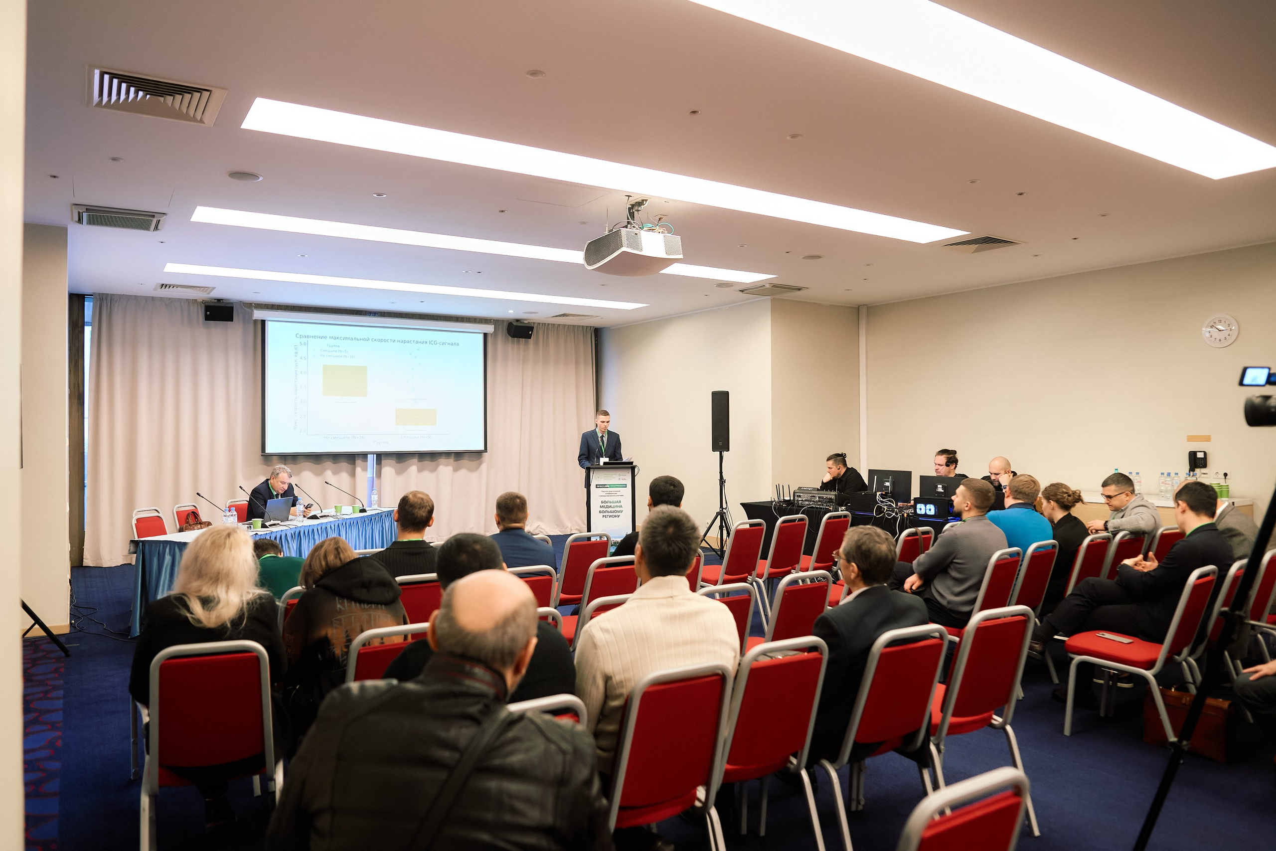 Scientific and practical conference of the Leningrad Regional Hospital. Photographer — ERASTOV