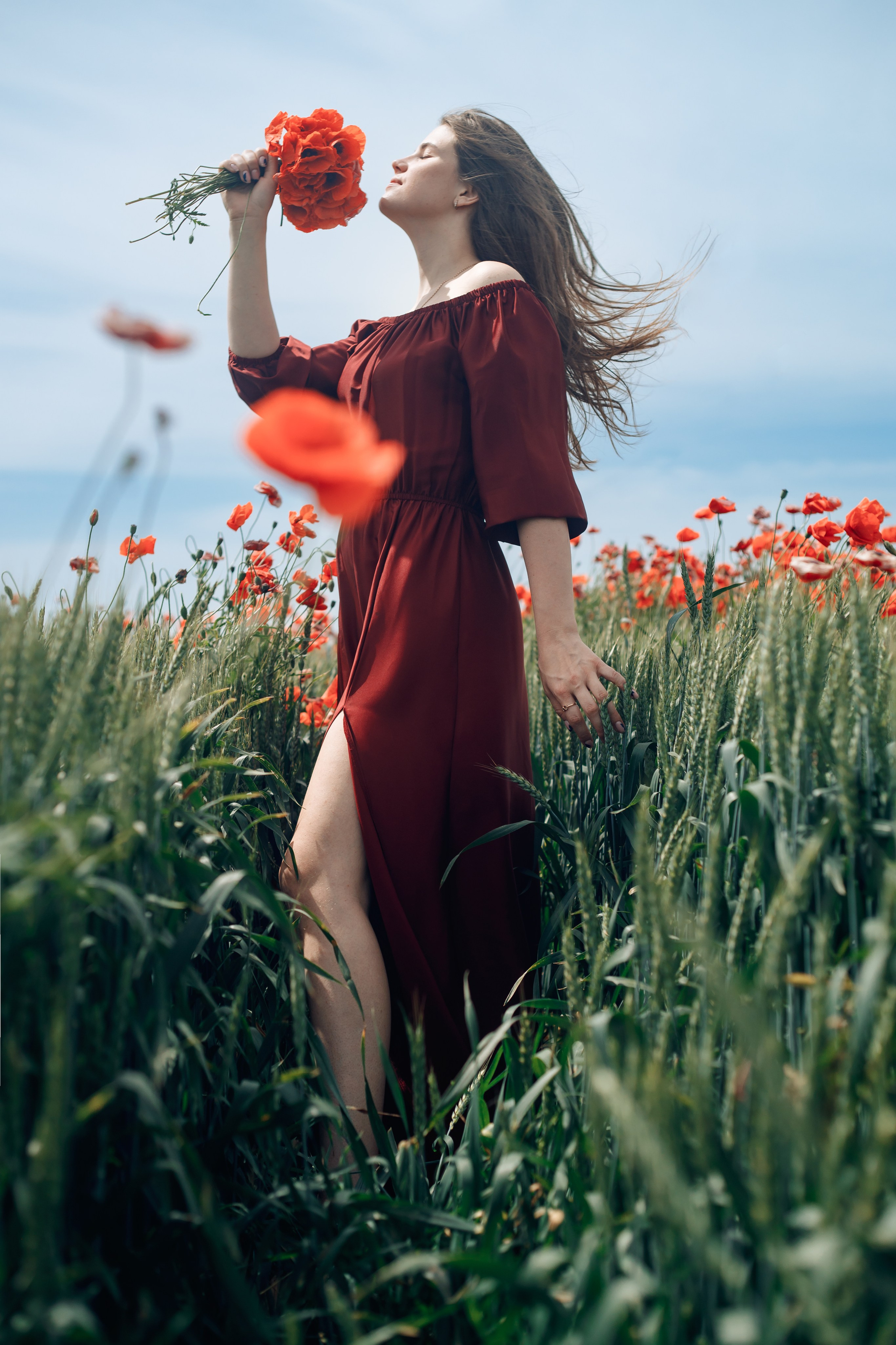 Фотосессия в маковом поле. Свадебный и семейный фотограф в Краснодарском крае Мария Данилкина