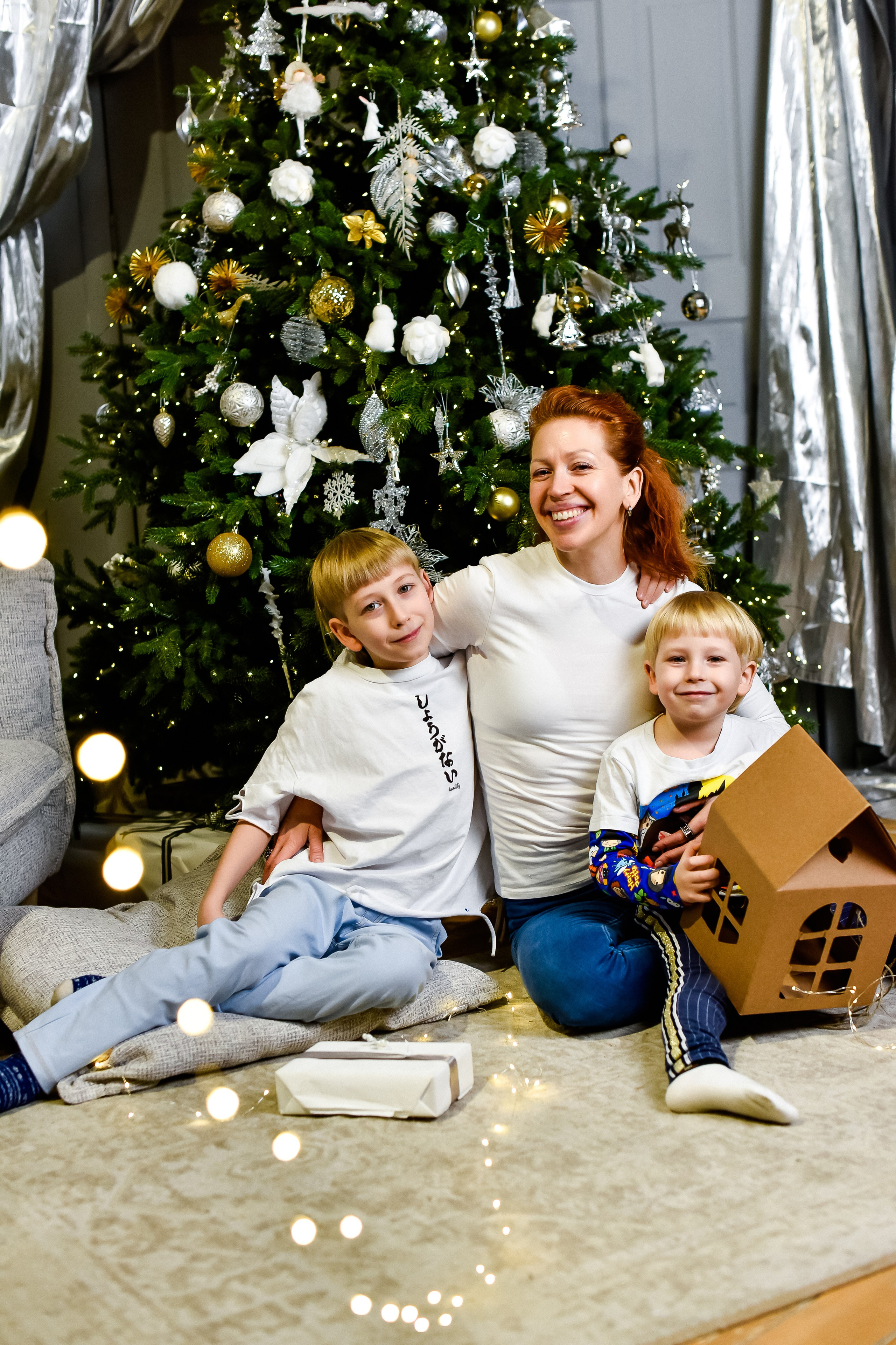 Екатерина с сыновьями