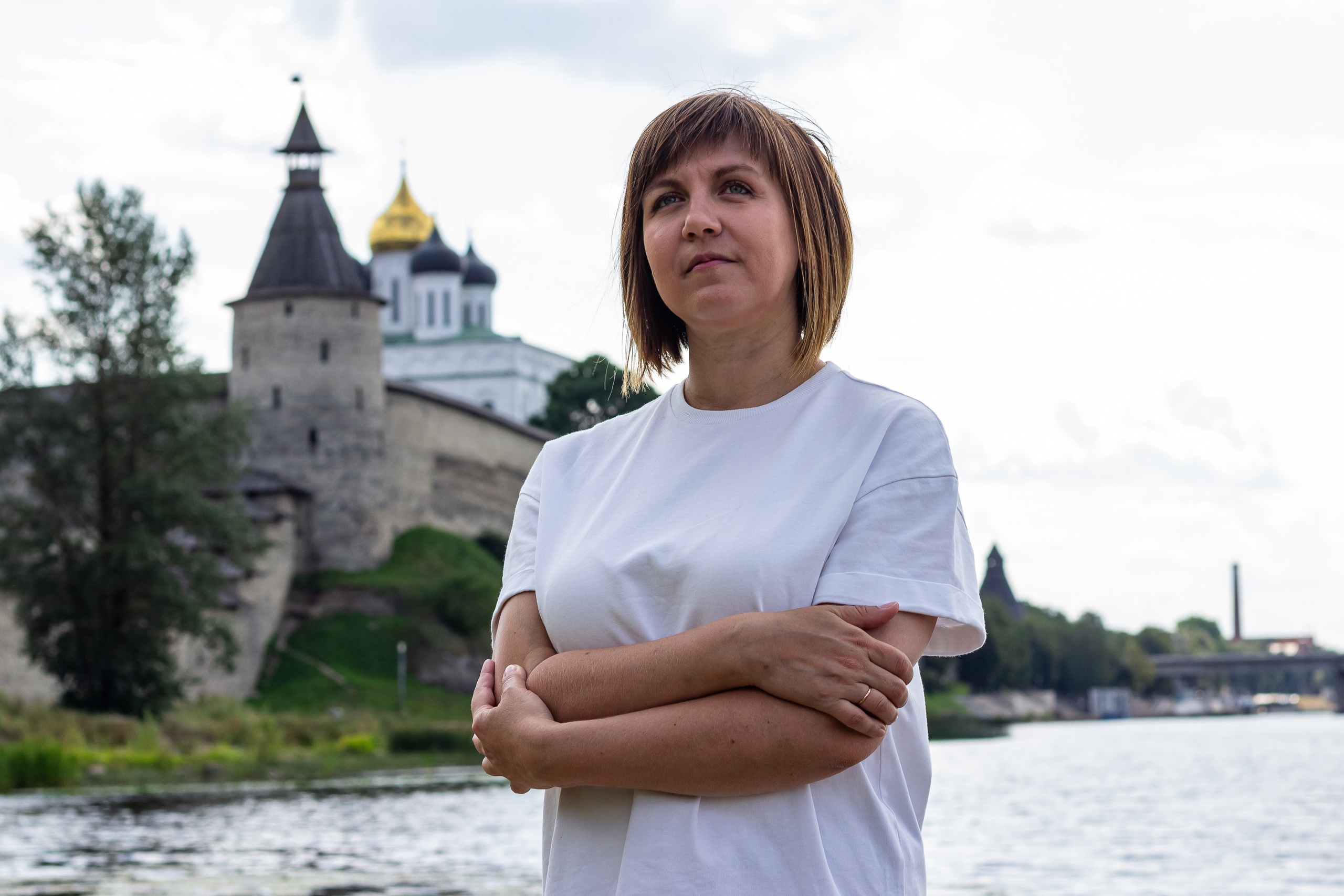 Семейная прогулка по Пскову. Фотограф Елена Зиновьева