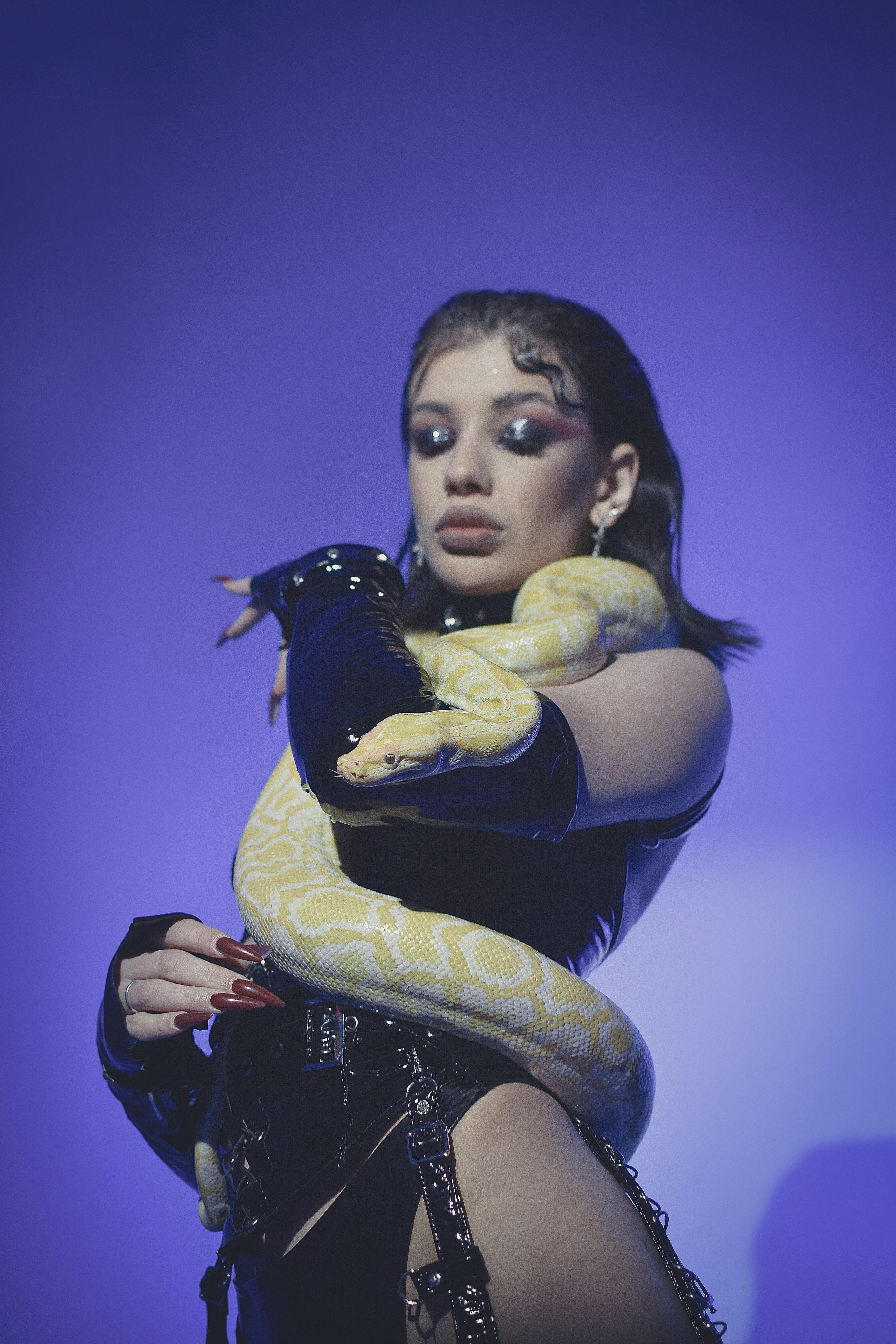 Съемка с питоном по имени Кай. Galchenok