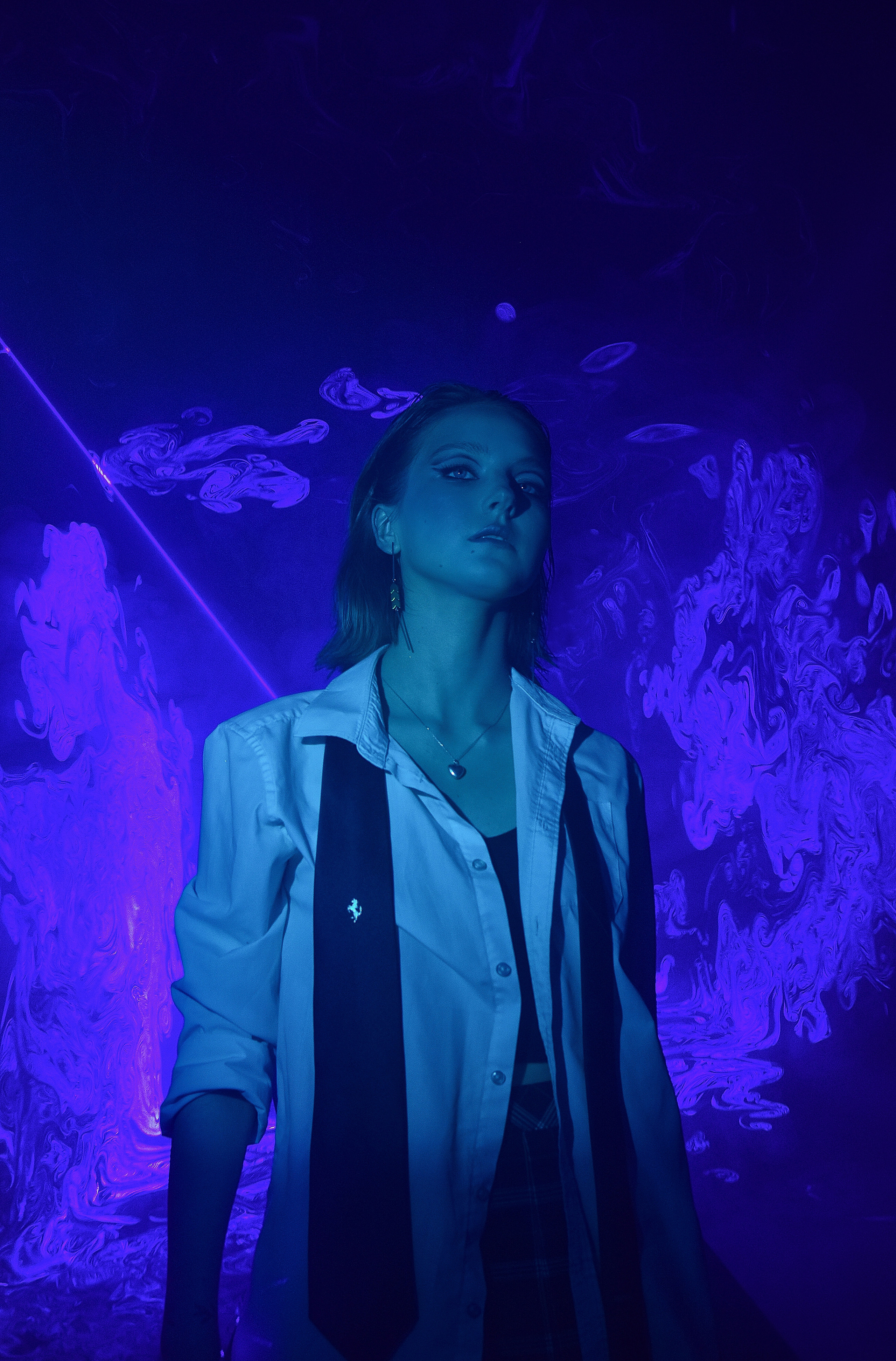 Съемка с лазером. Galchenok