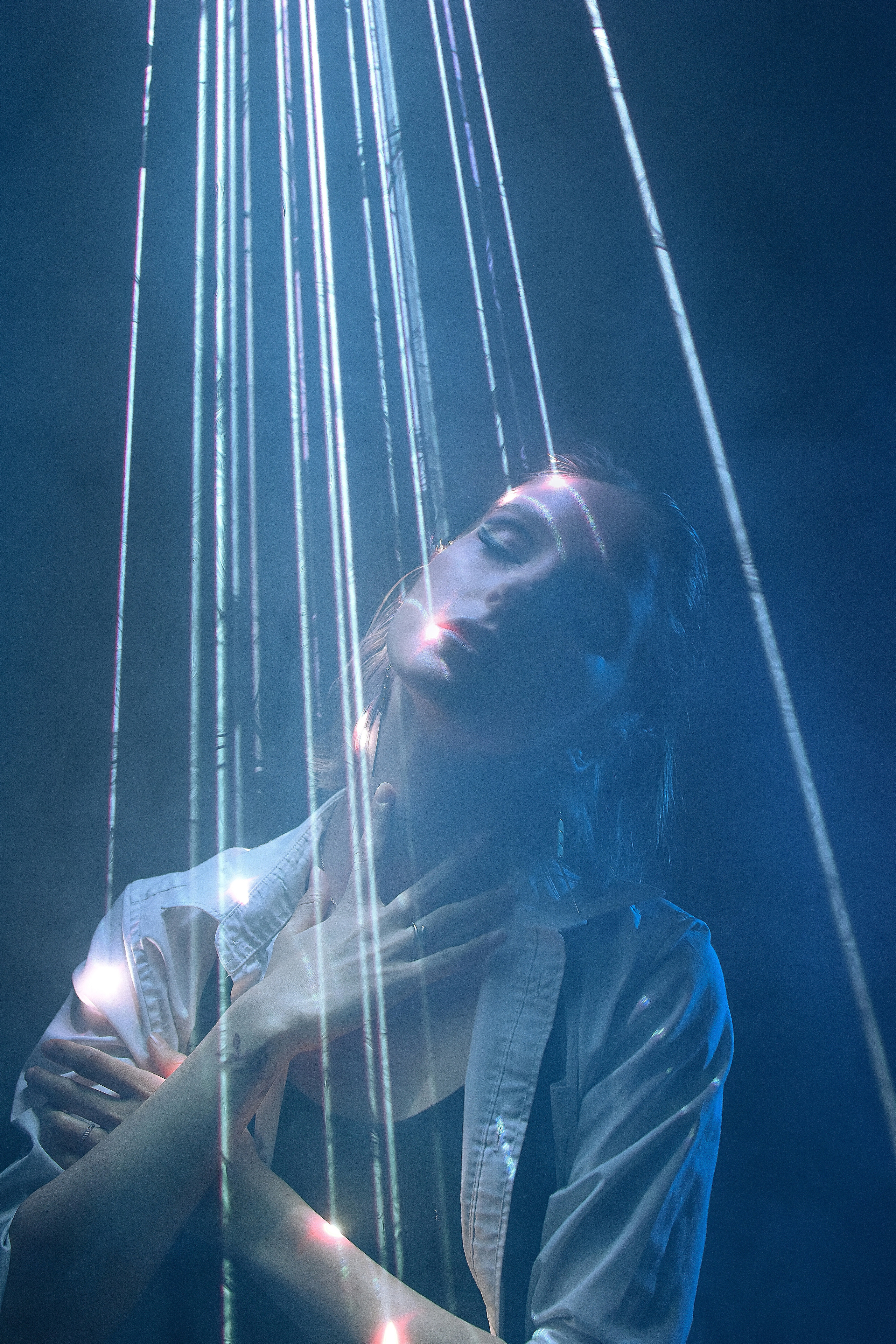 Съемка с лазером. Galchenok