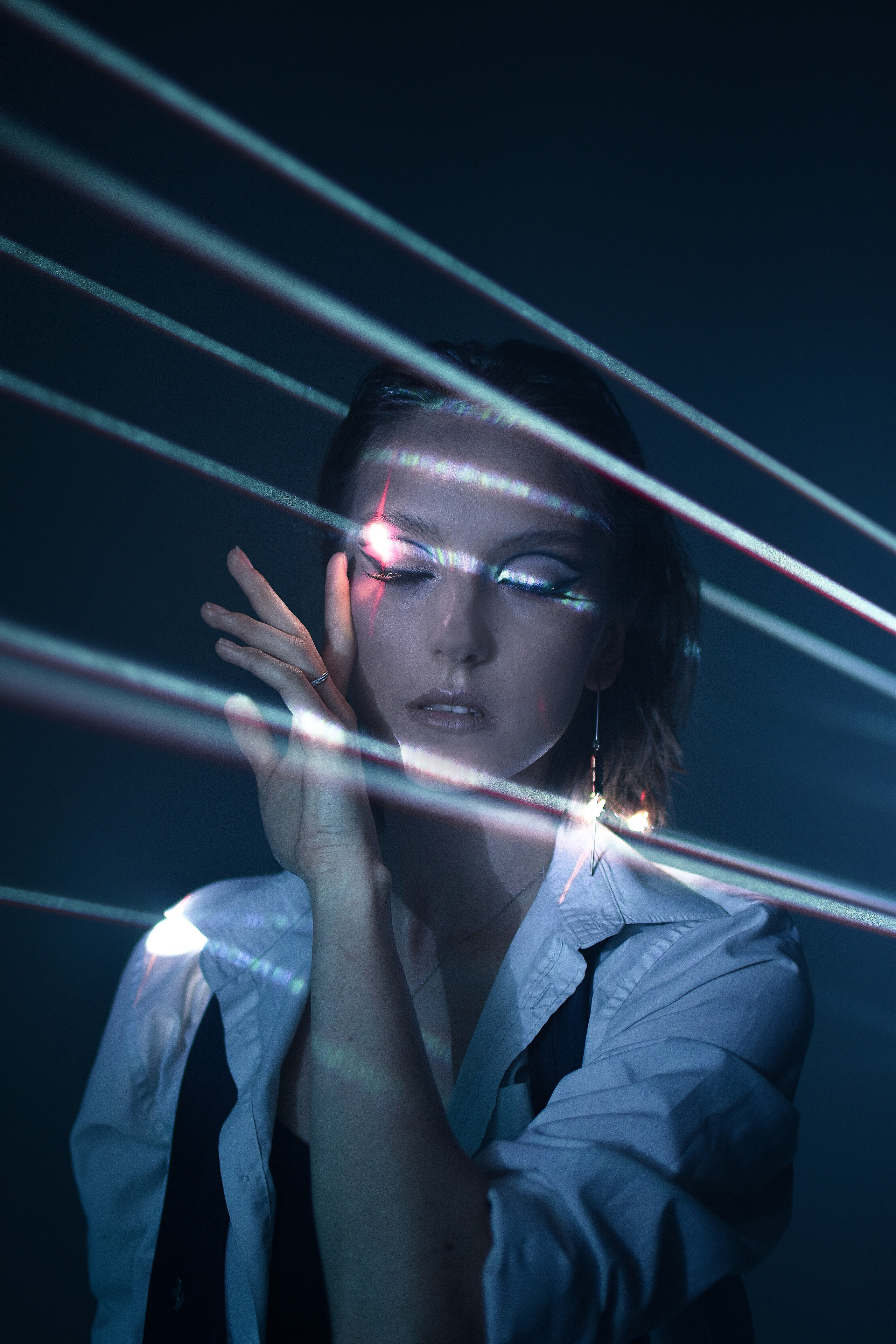 Съемка с лазером. Galchenok