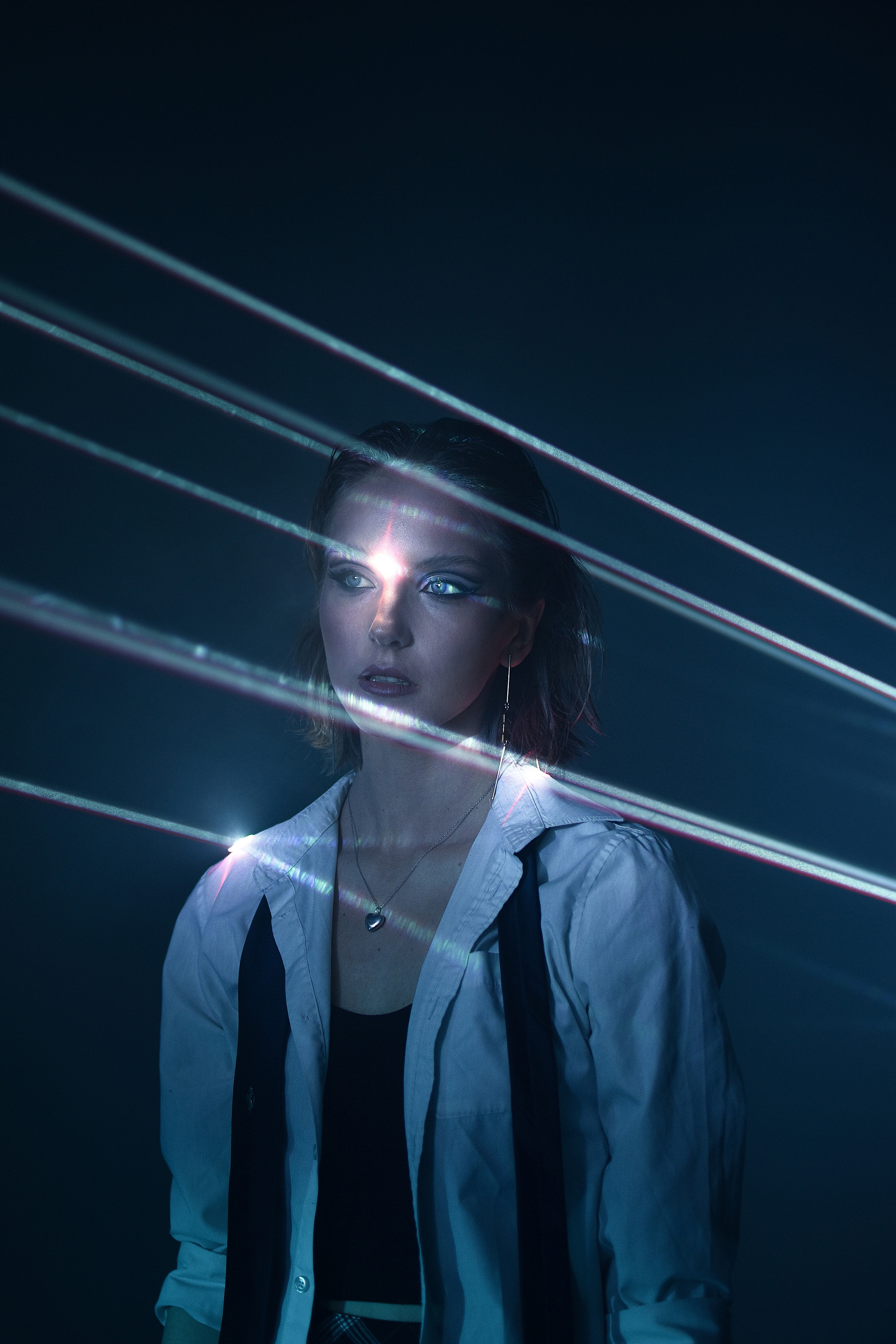 Съемка с лазером. Galchenok