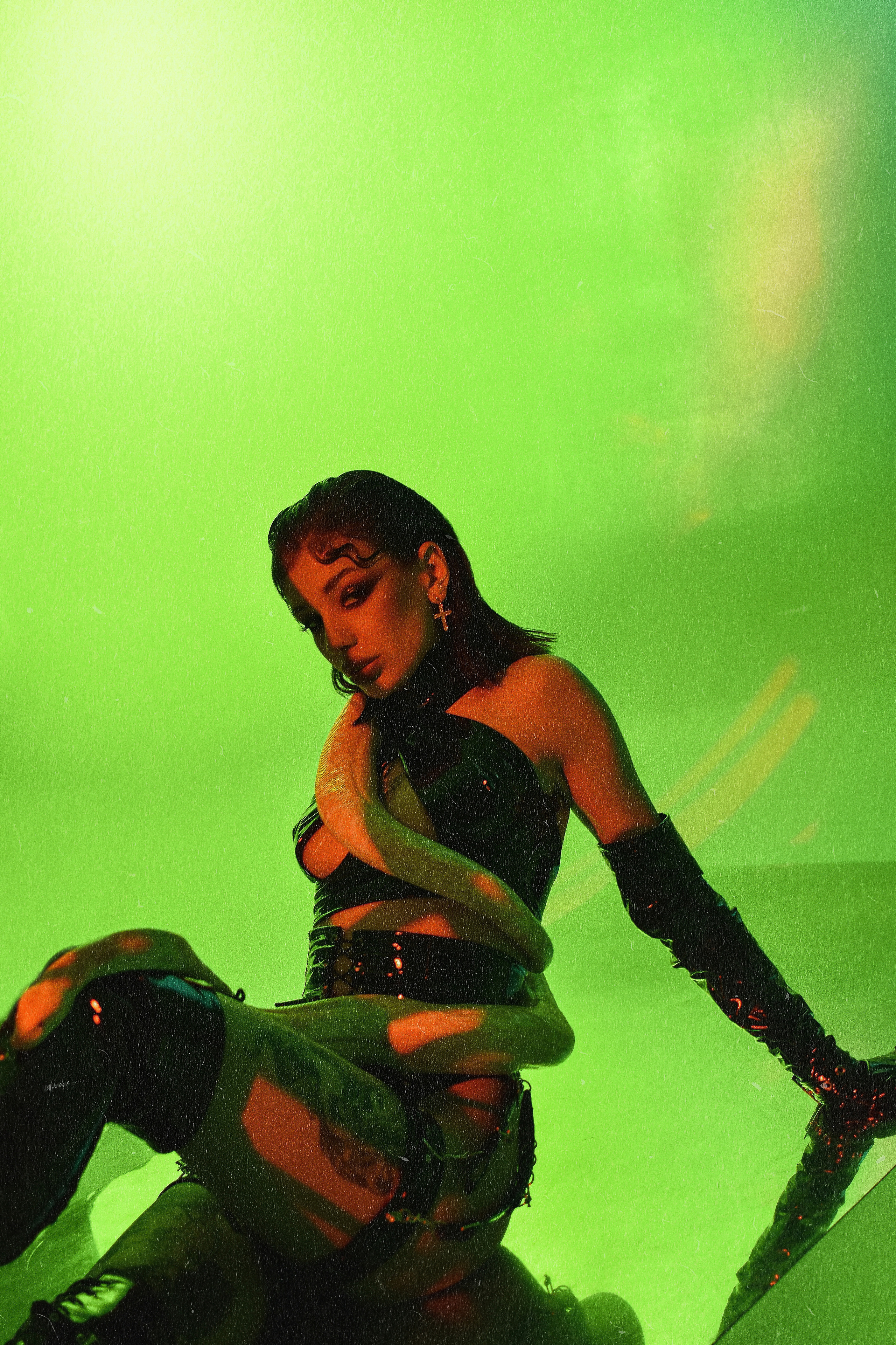 Съемка с питоном по имени Кай. Galchenok