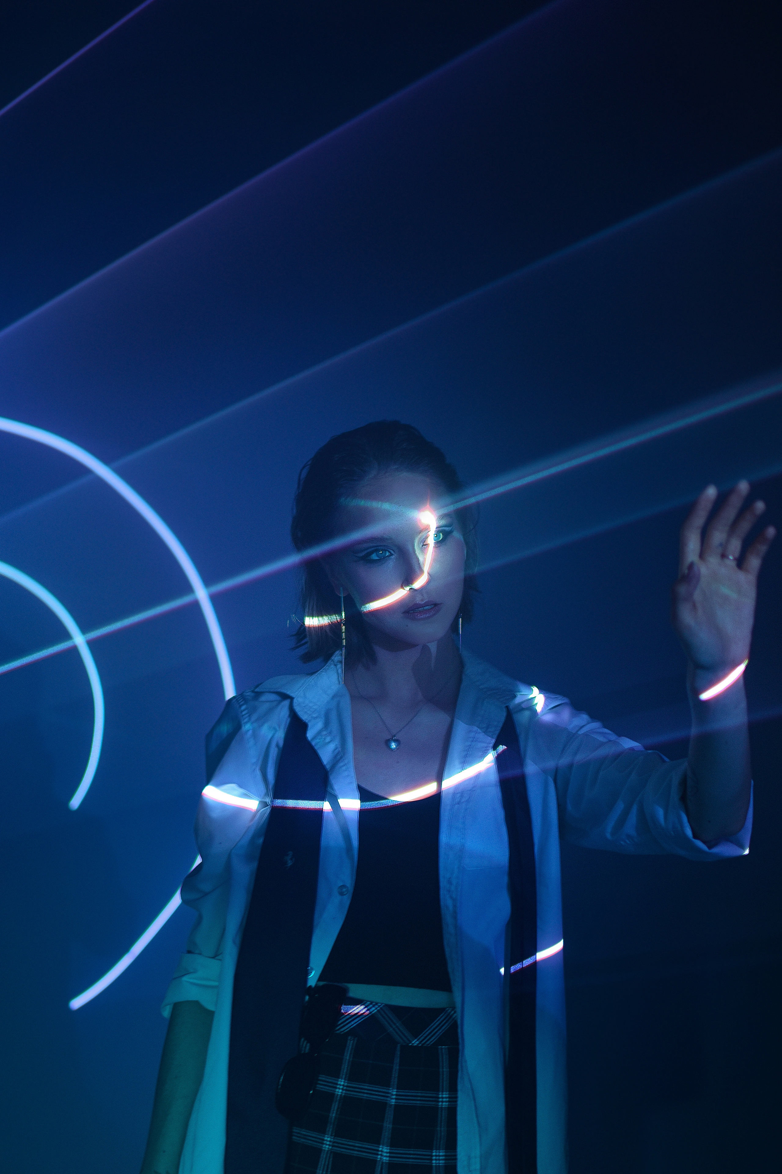 Съемка с лазером. Galchenok