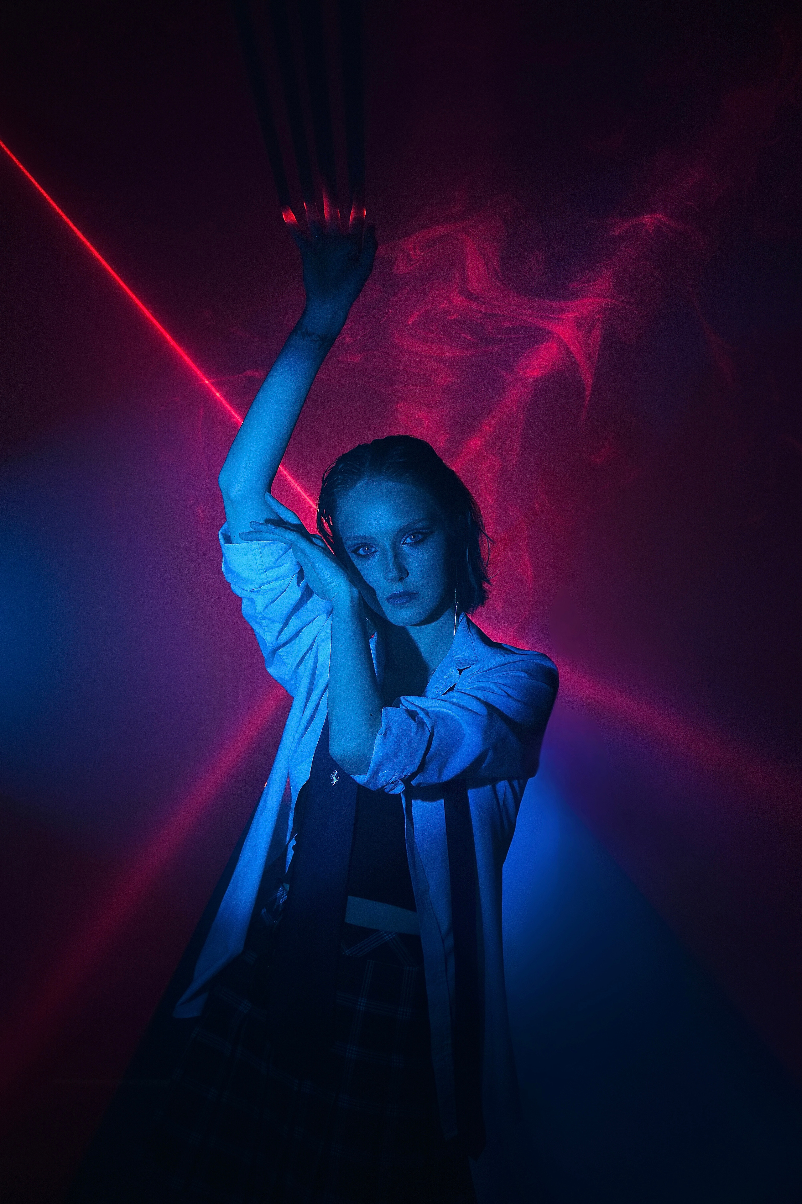 Съемка с лазером. Galchenok