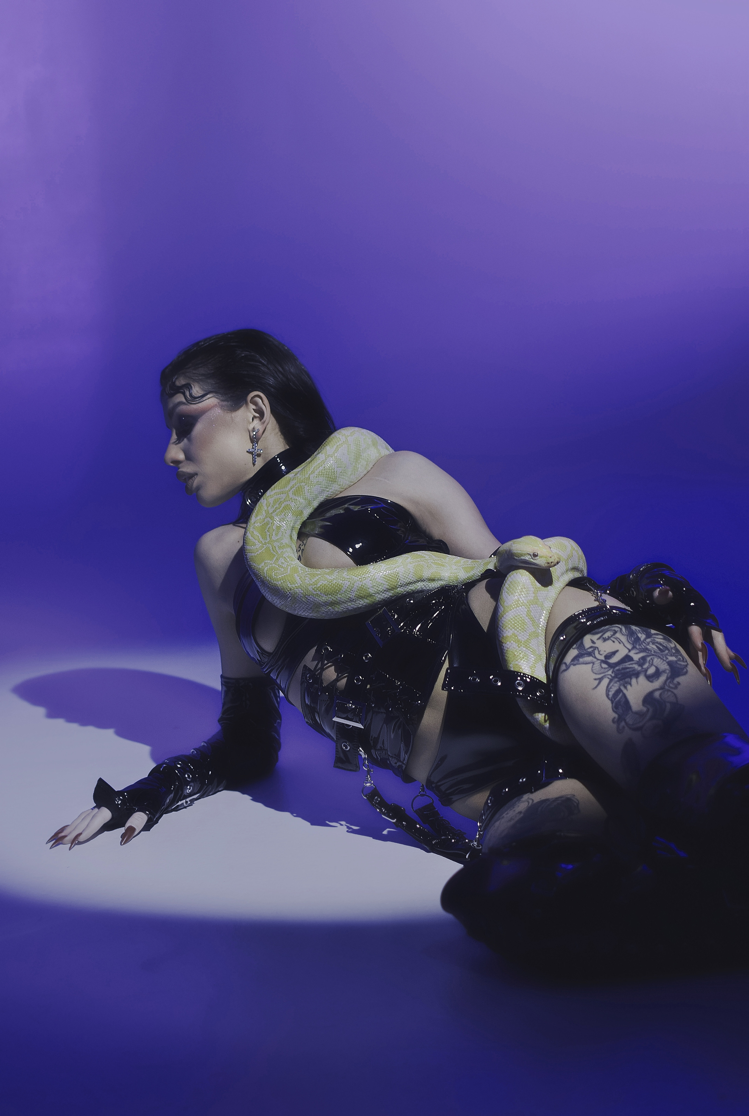 Съемка с питоном по имени Кай. Galchenok