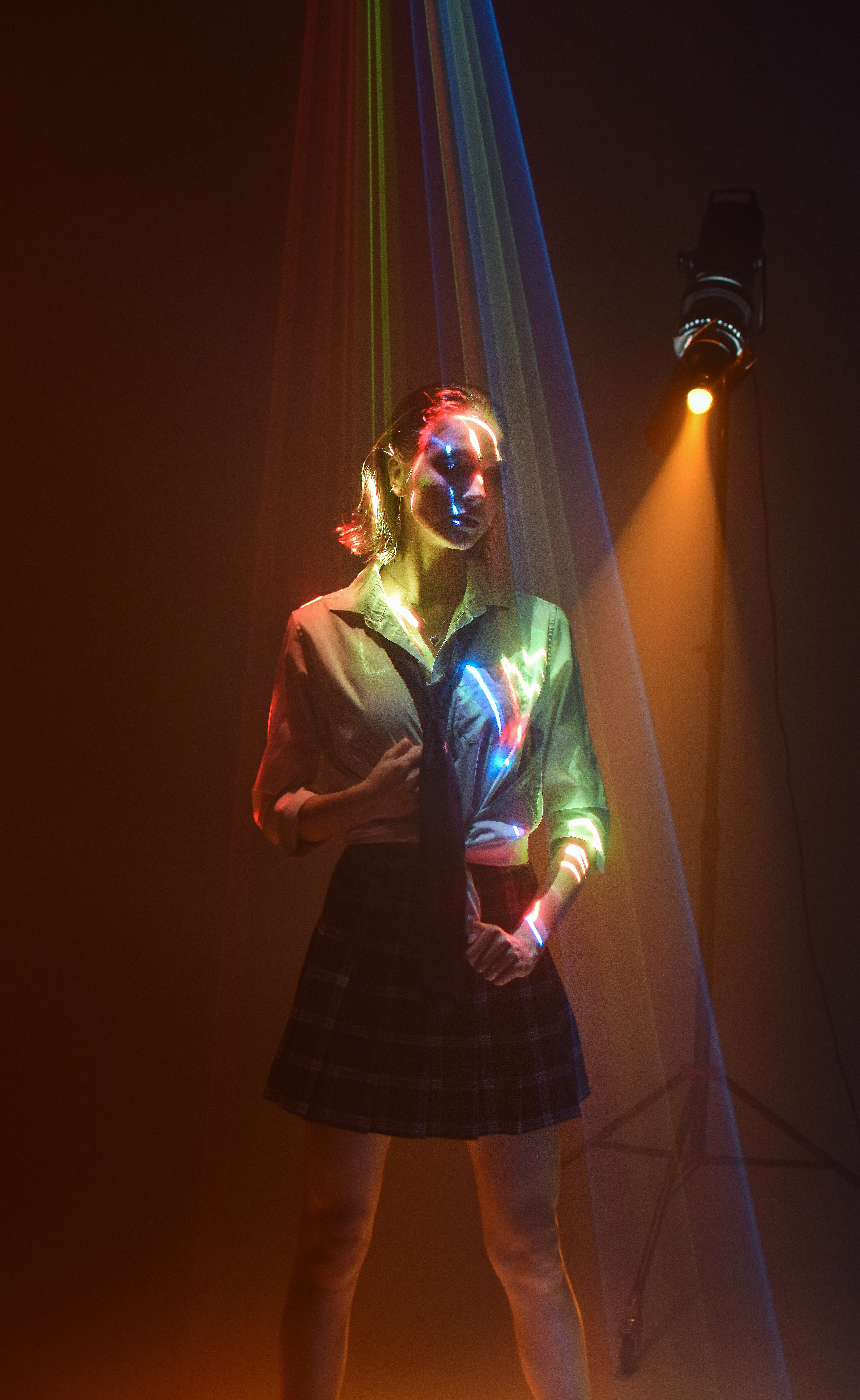 Съемка с лазером. Galchenok