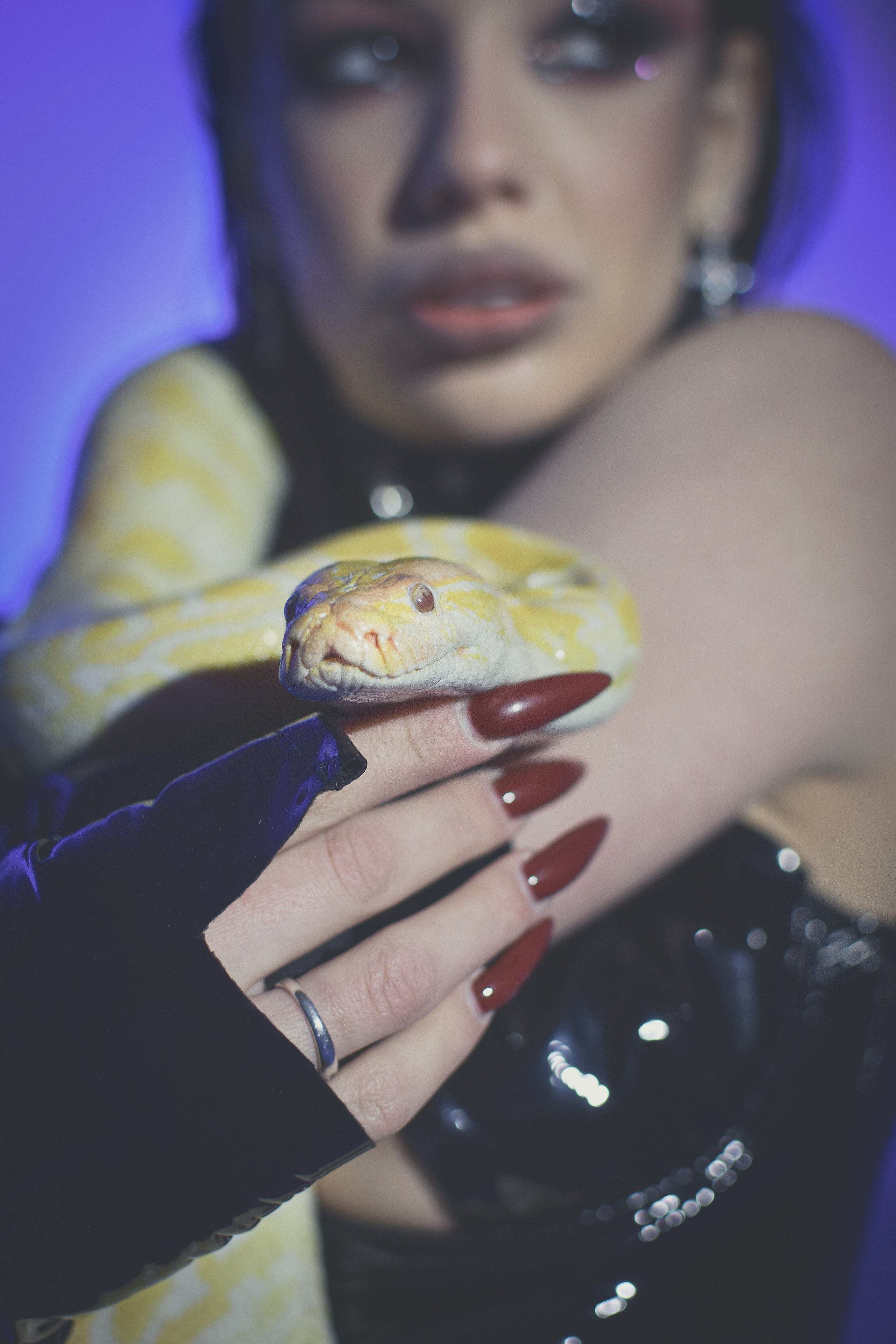 Съемка с питоном по имени Кай. Galchenok