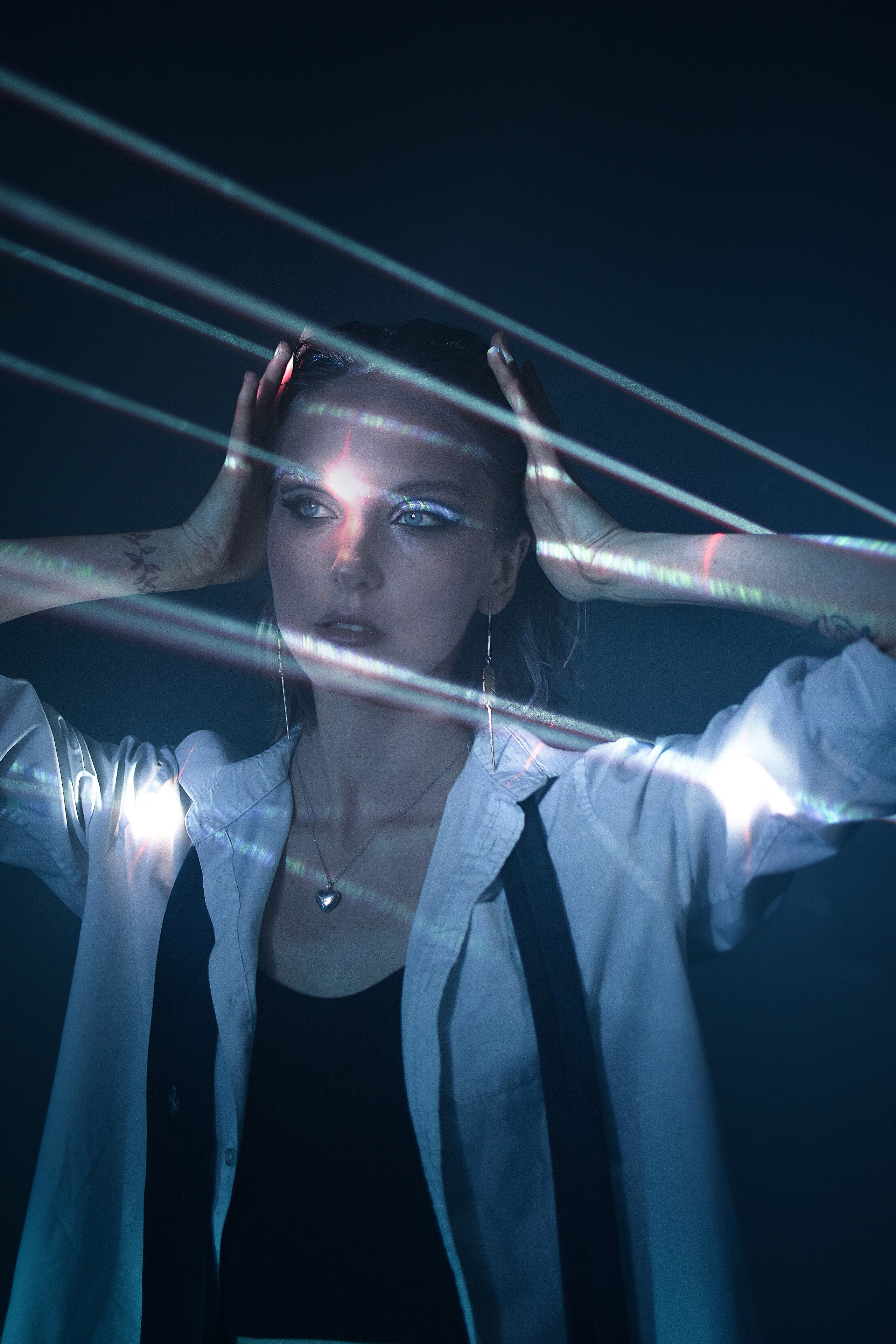 Съемка с лазером. Galchenok