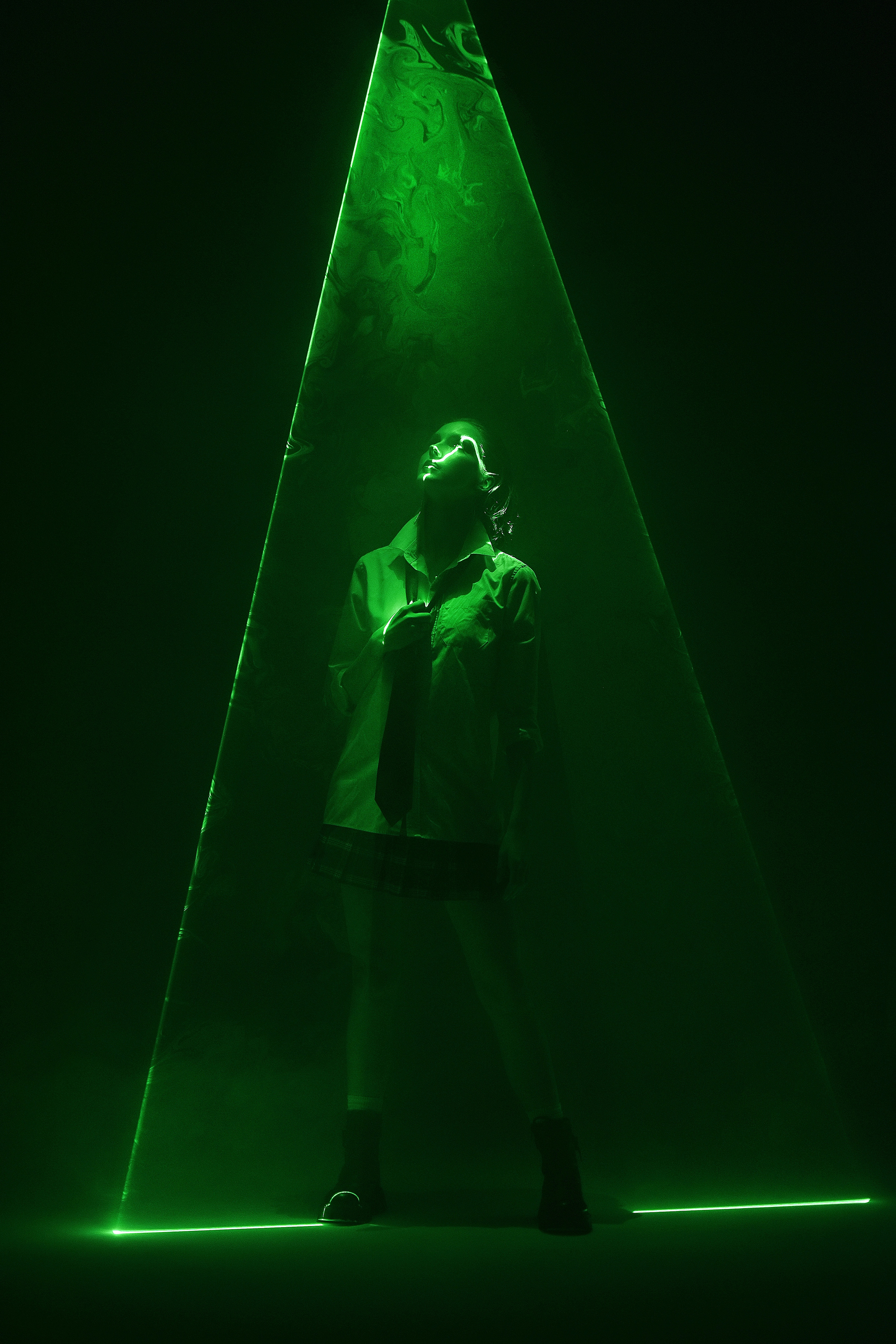 Съемка с лазером. Galchenok