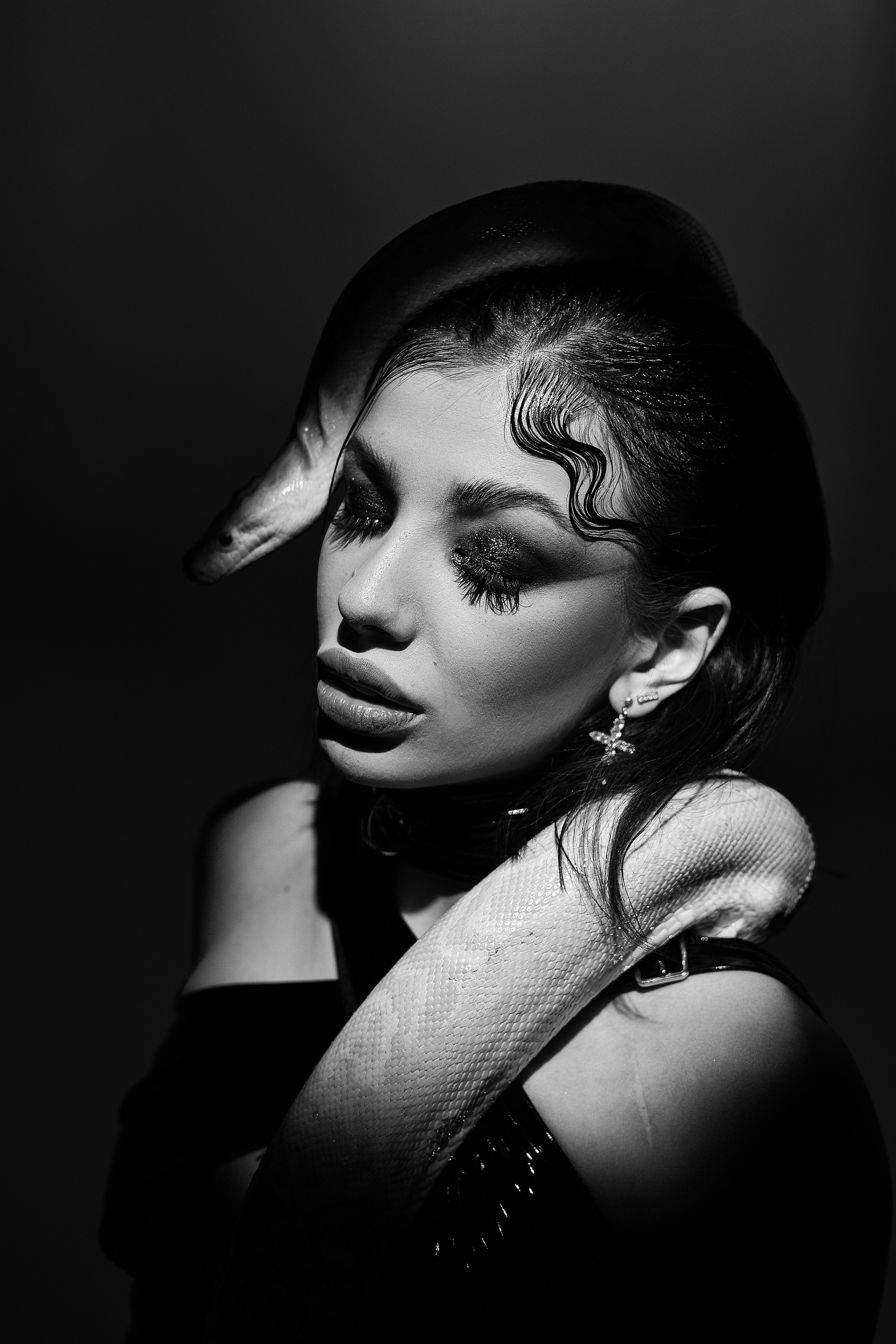 Съемка с питоном по имени Кай. Galchenok