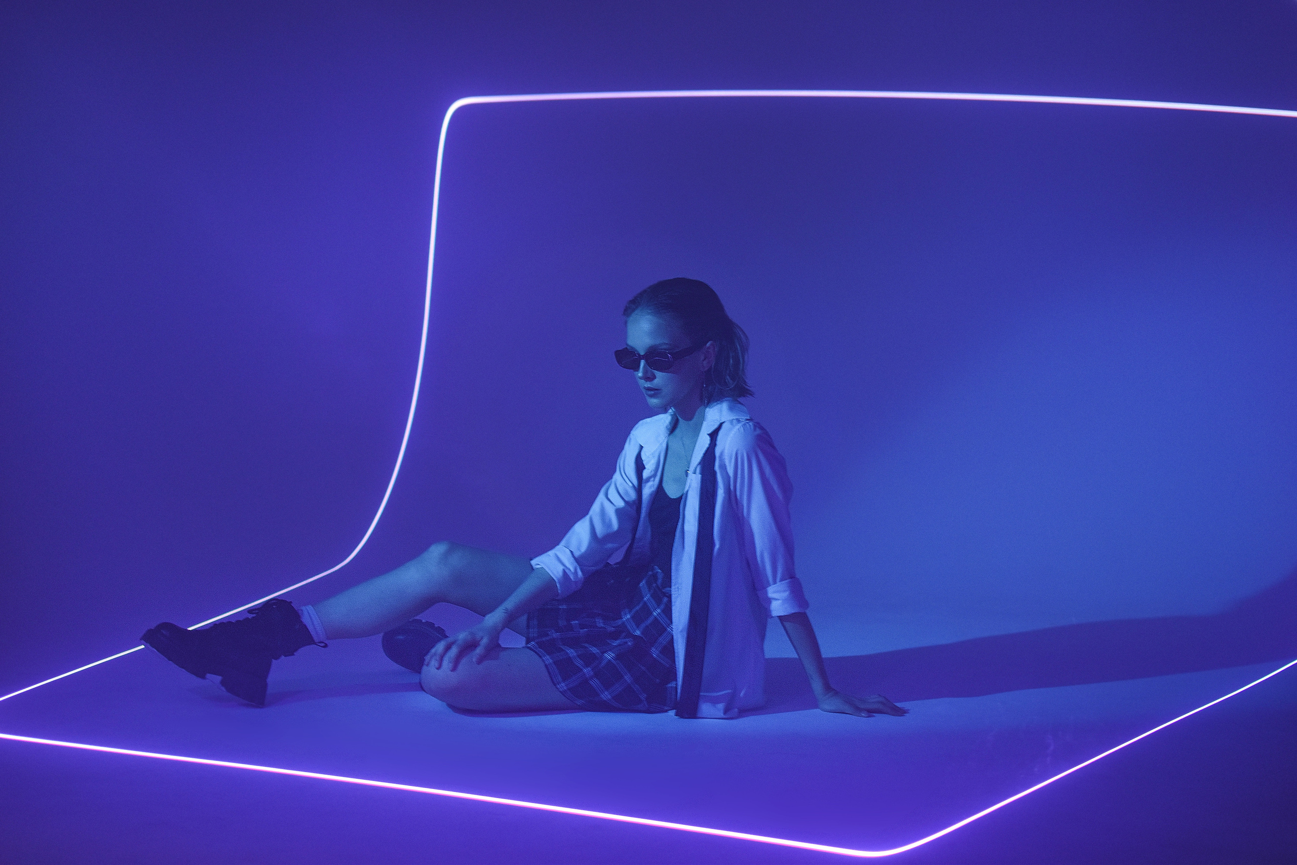 Съемка с лазером. Galchenok