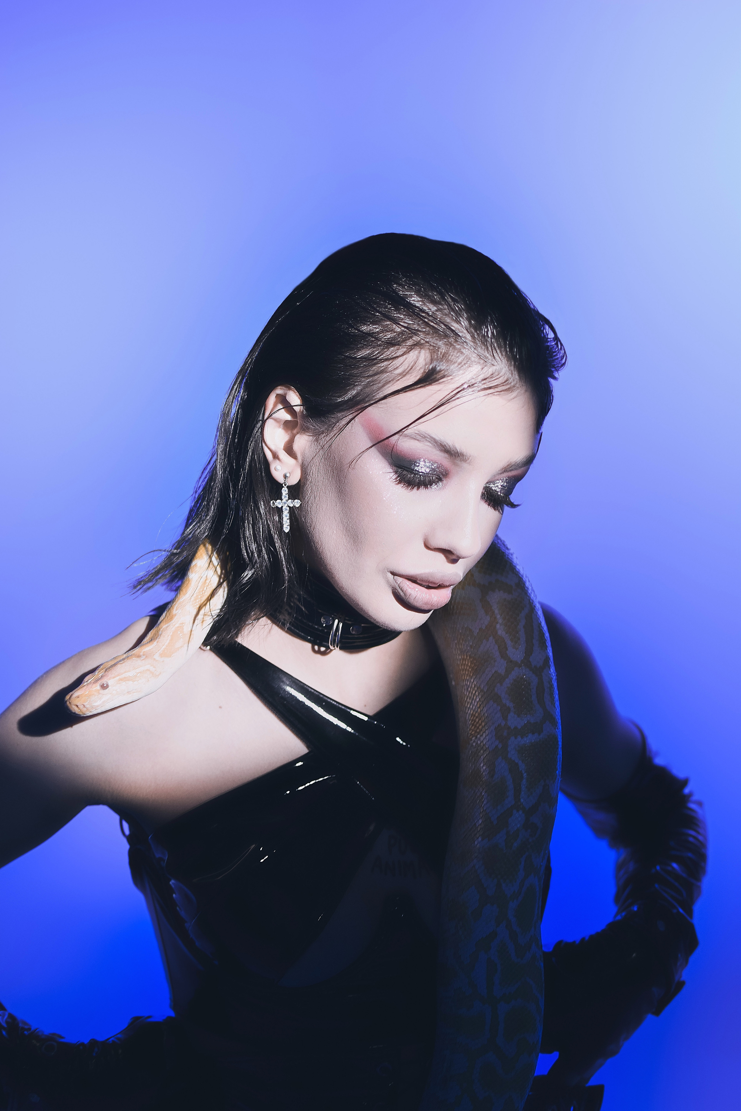 Съемка с питоном по имени Кай. Galchenok