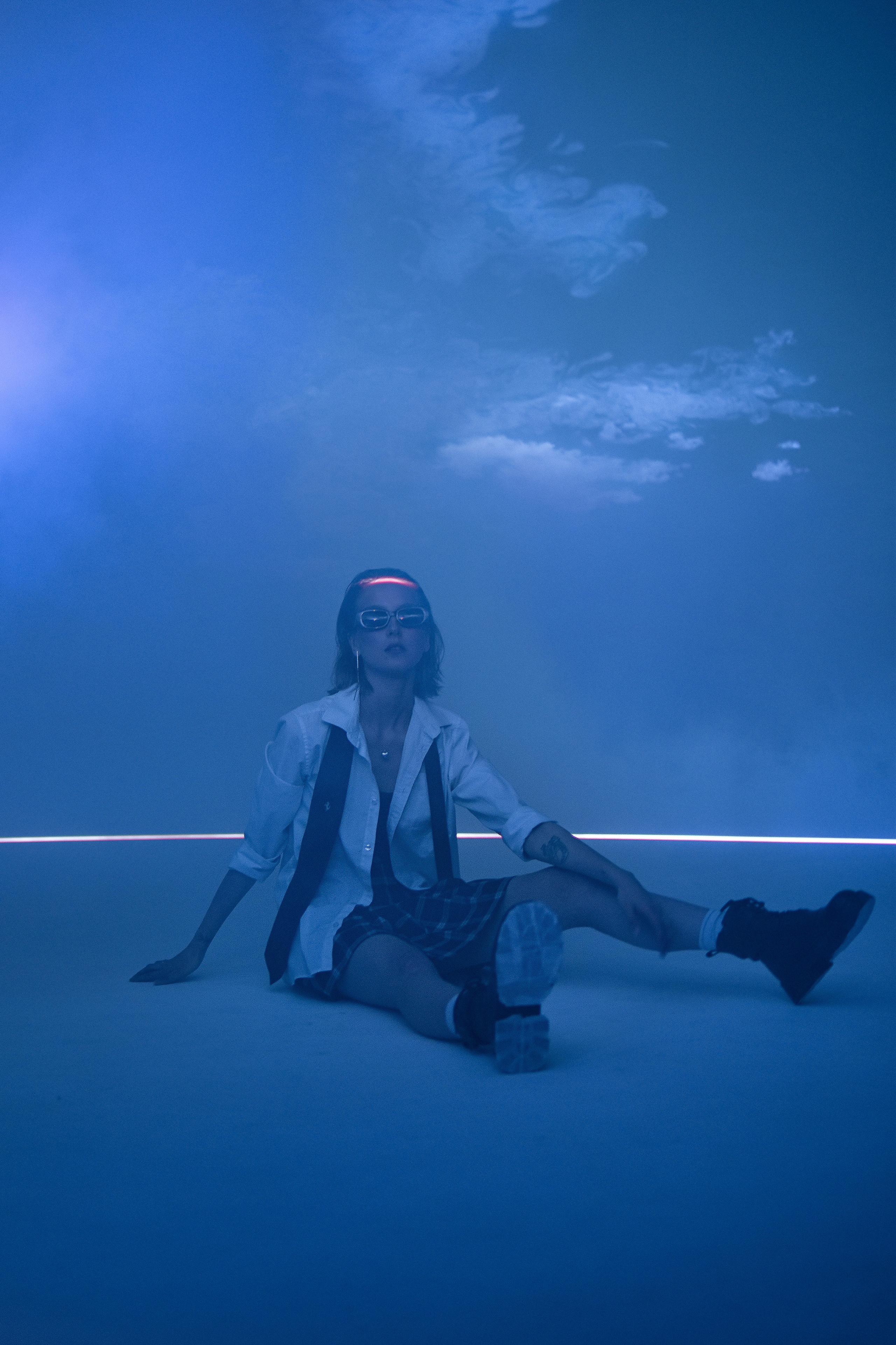 Съемка с лазером. Galchenok