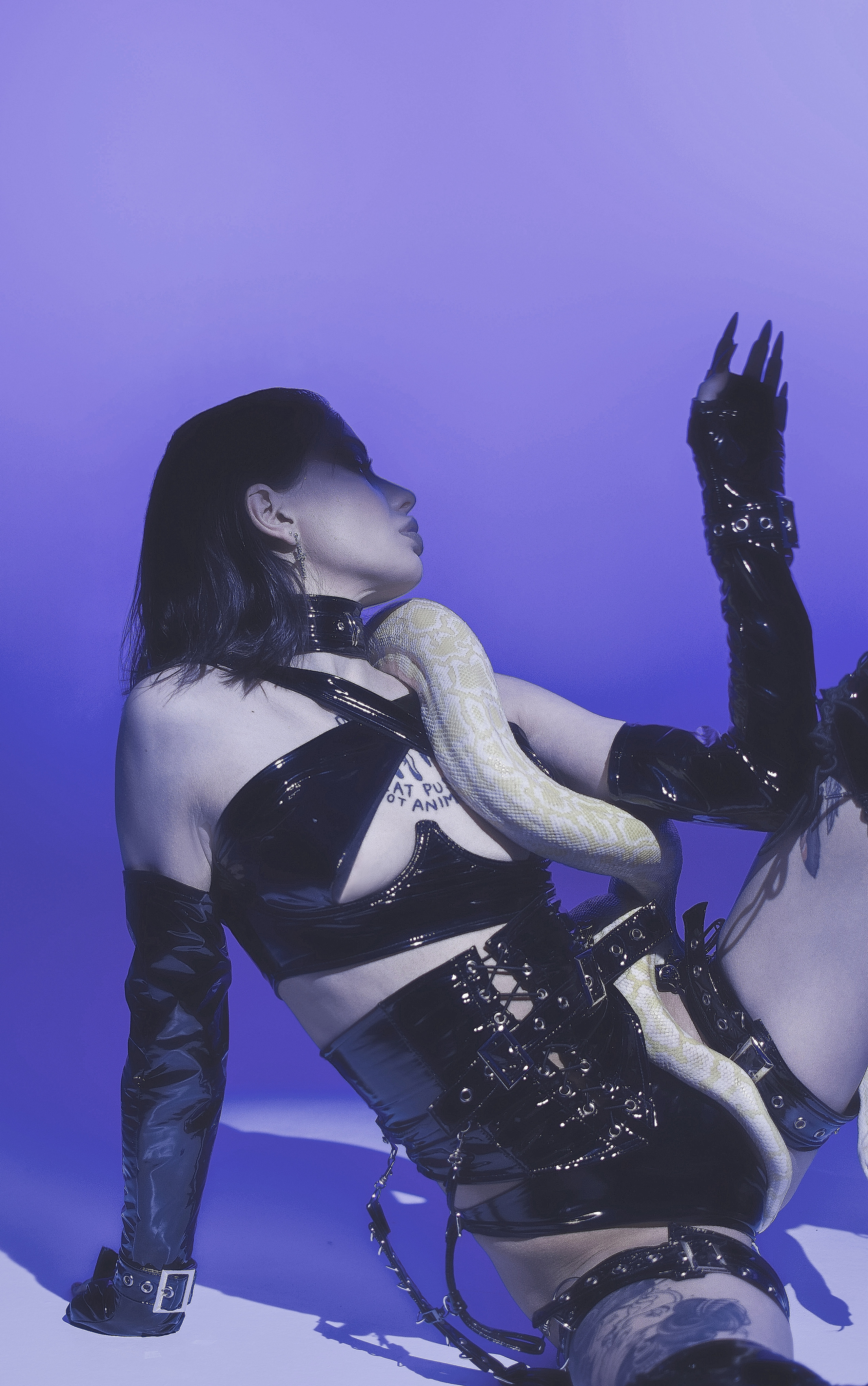 Съемка с питоном по имени Кай. Galchenok